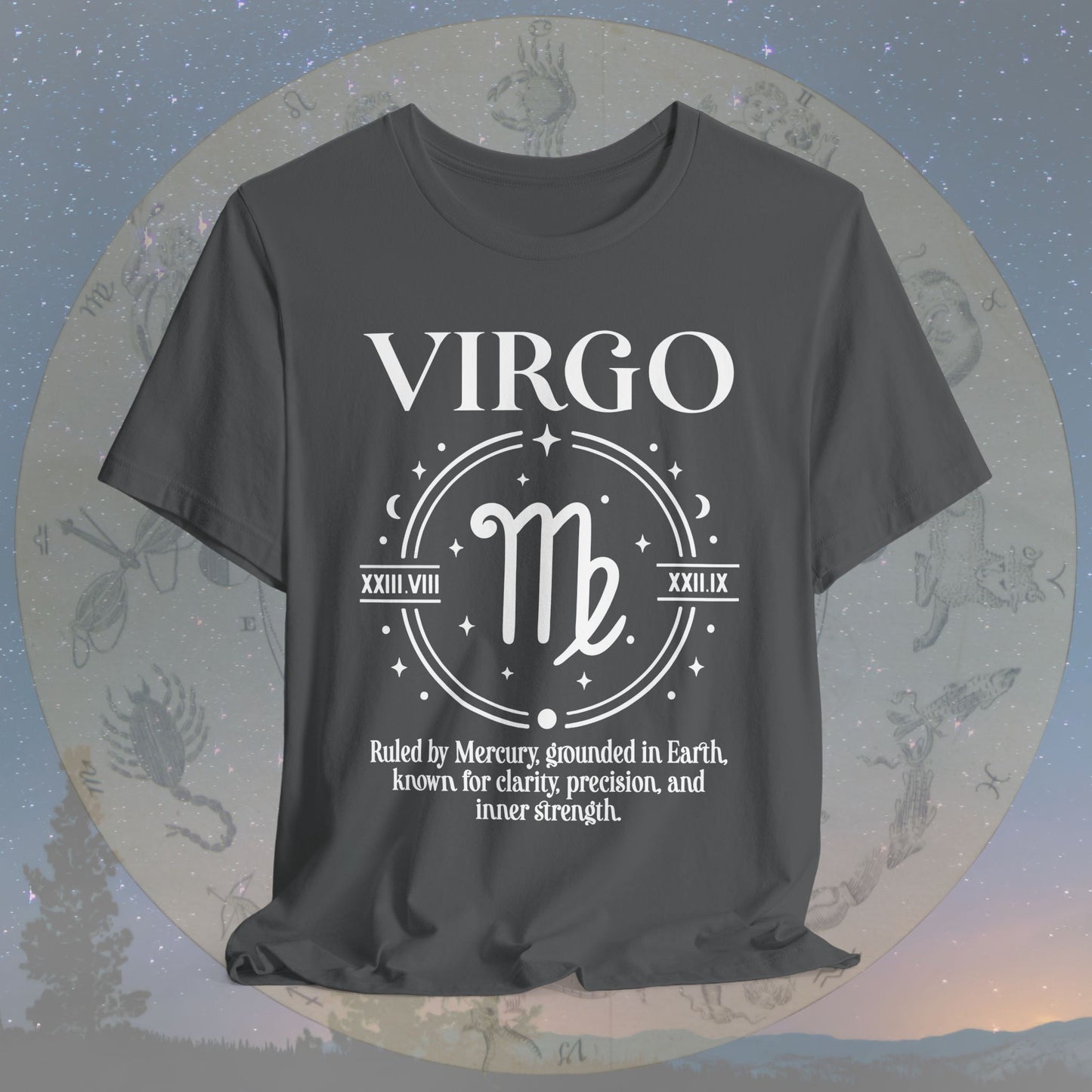 Classic Virgo Zodiac Sign T-Shirt