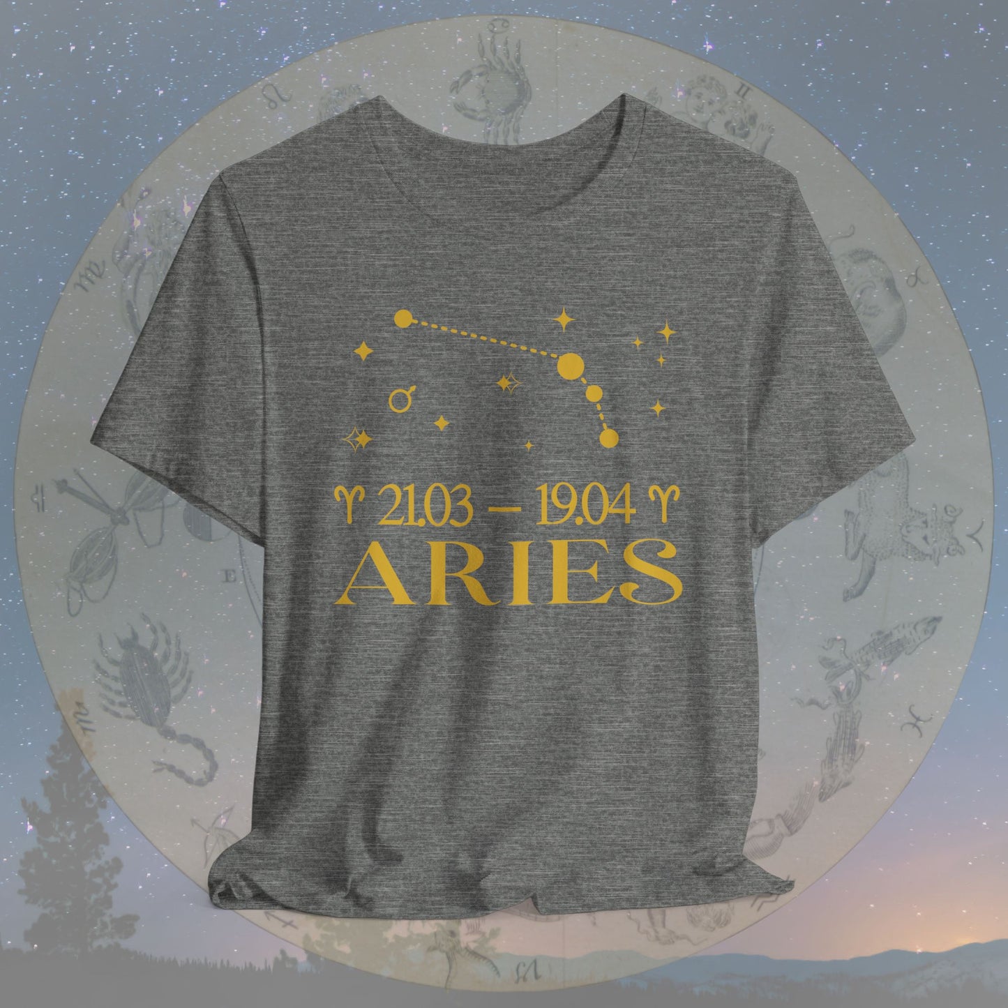 Aries Star Constellation Zodiac T-Shirt