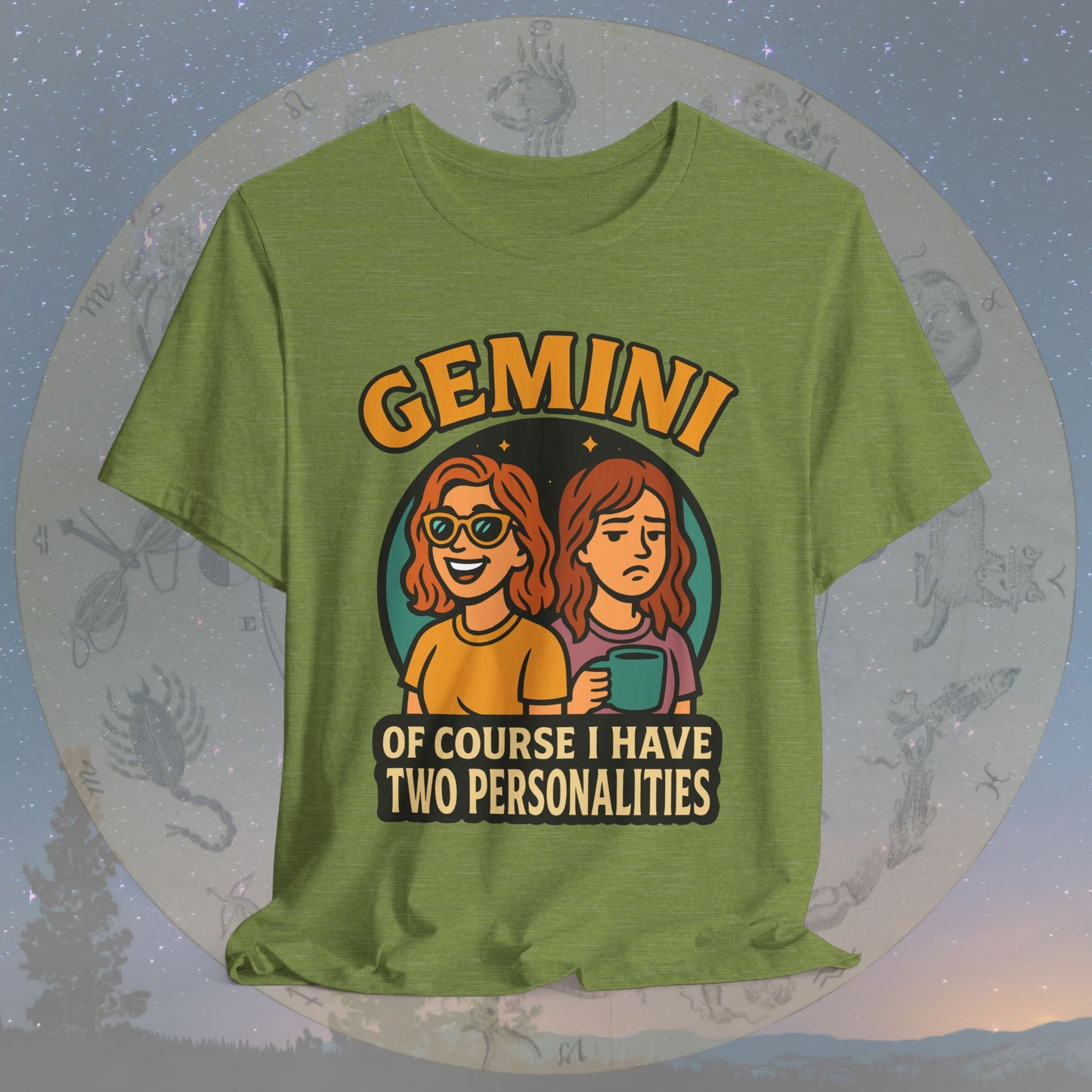 Playful Gemini Two Sides T-Shirt