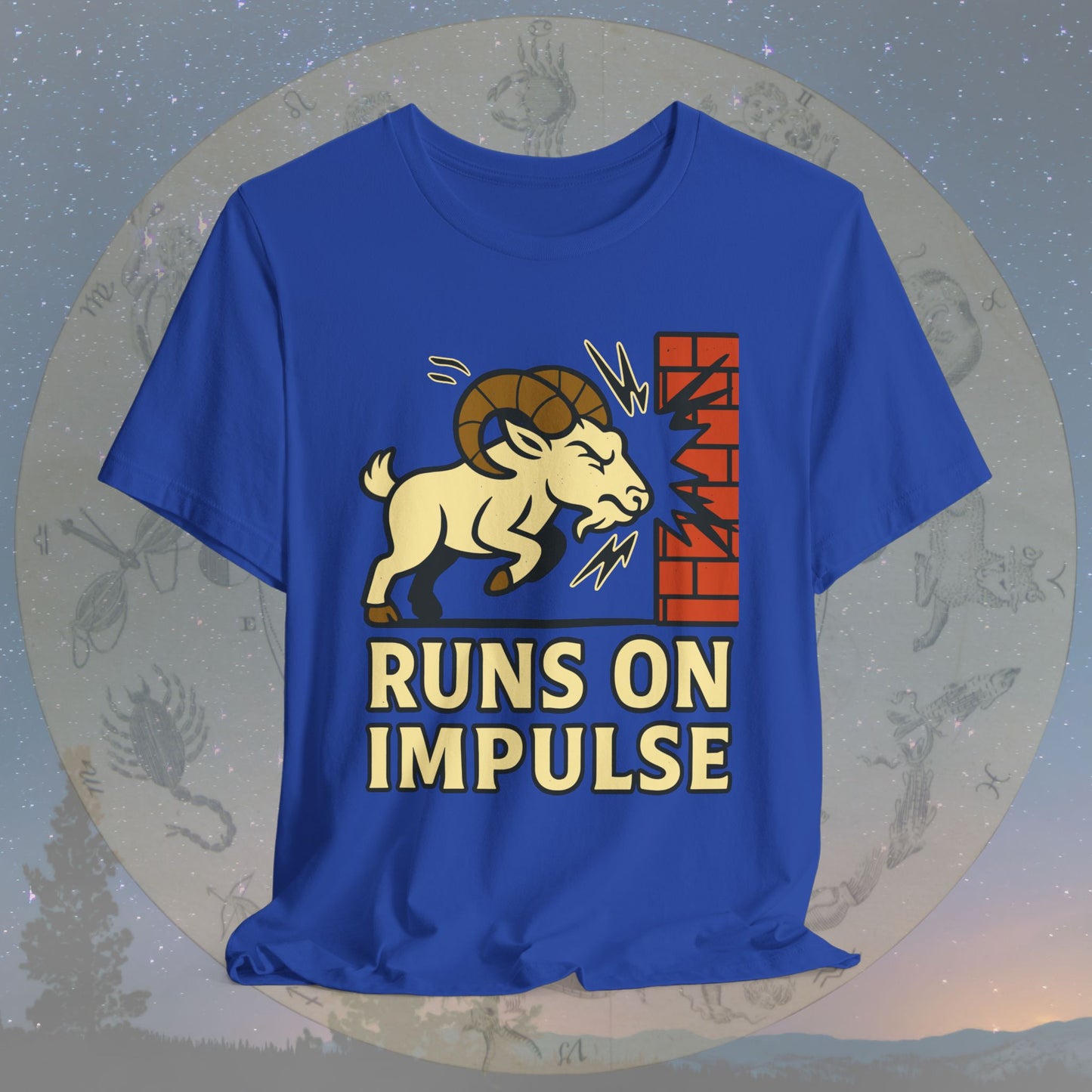 Funny Aries Impulse Driven T-Shirt