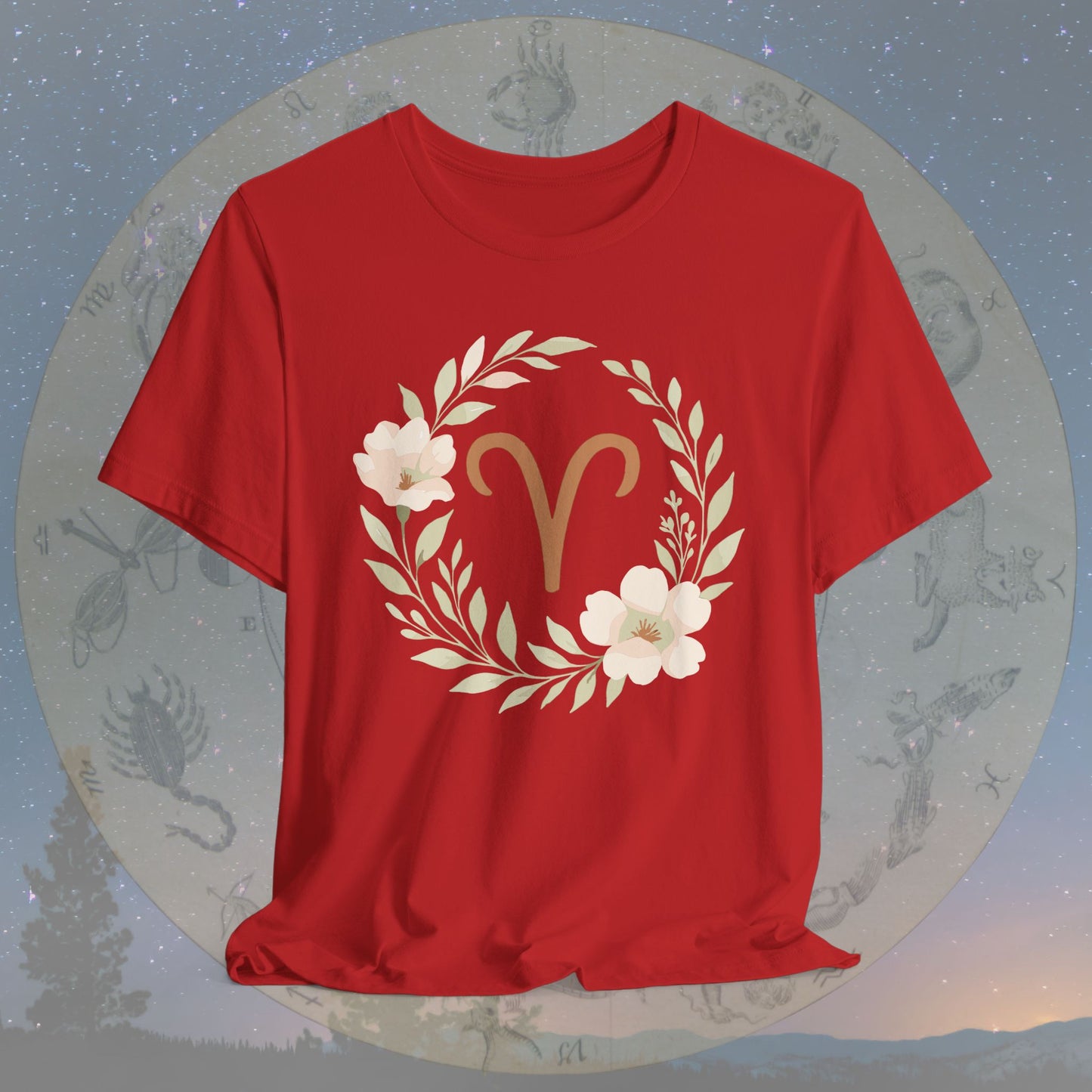 Bold Blooming Spirit Aries T-Shirt