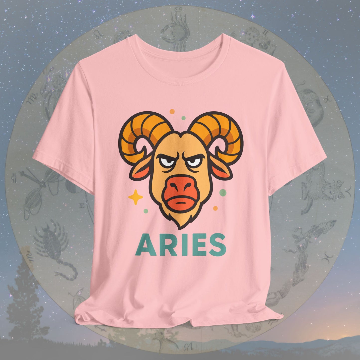 Determined Aries Zodiac Sign T-Shirt