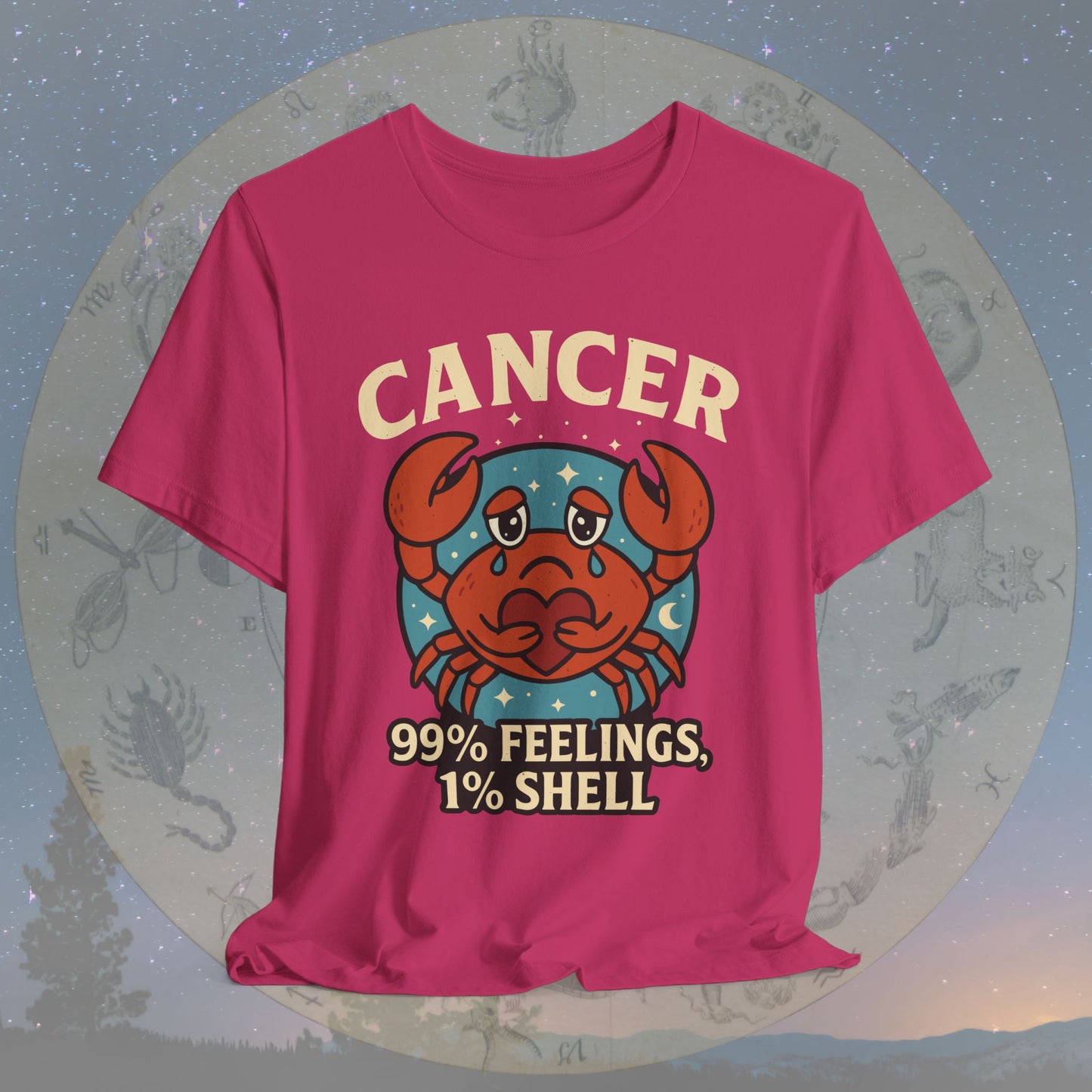 Emotional Cancer Zodiac T-Shirt