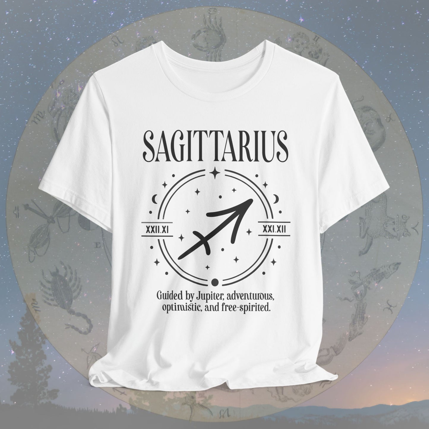 Classic Sagittarius Zodiac Sign T-Shirt