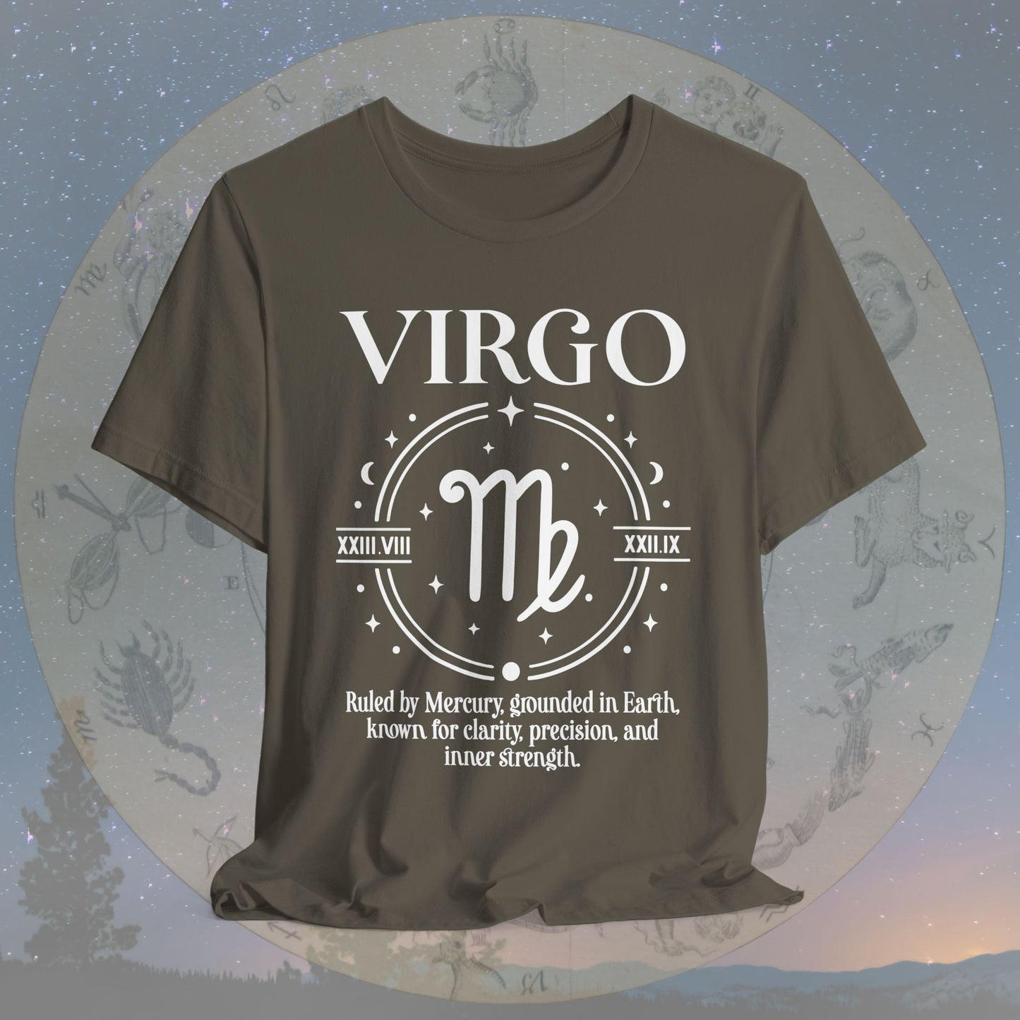 Classic Virgo Zodiac Sign T-Shirt