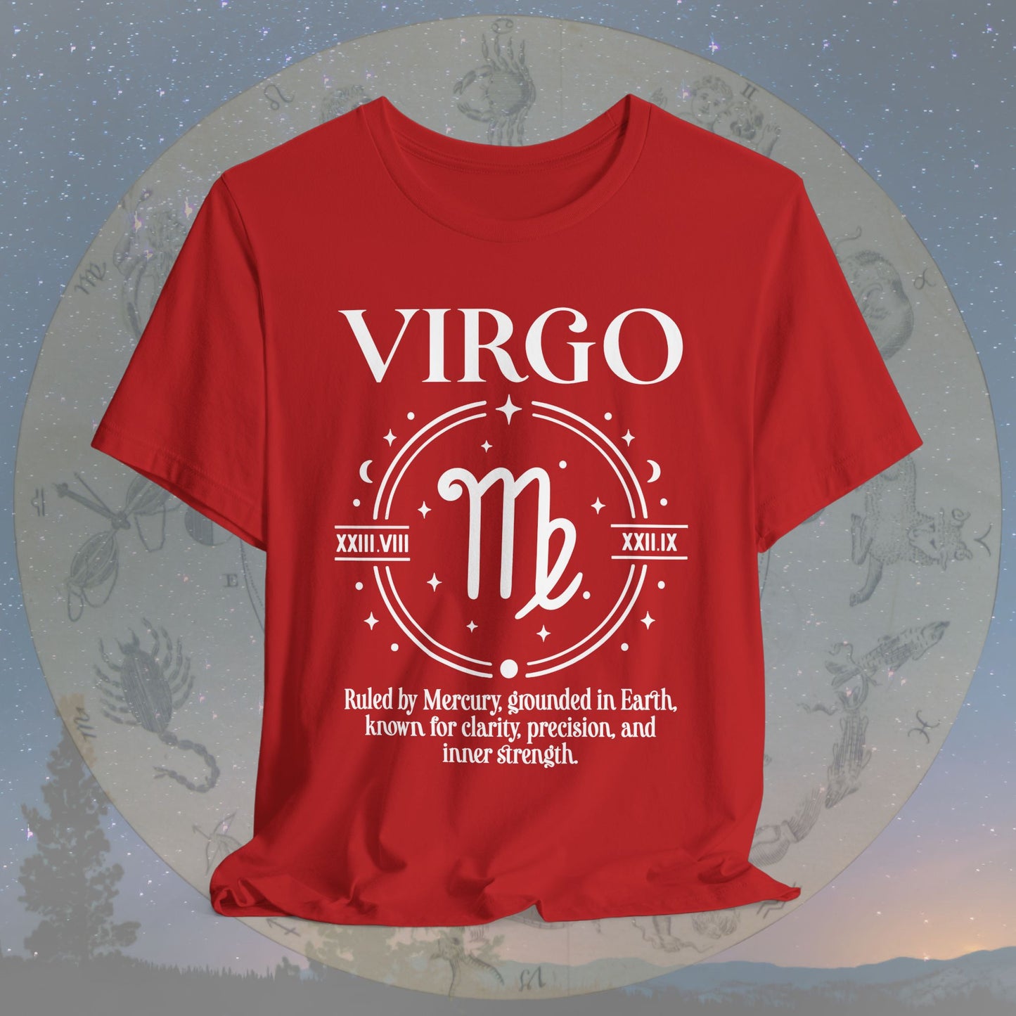 Classic Virgo Zodiac Sign T-Shirt