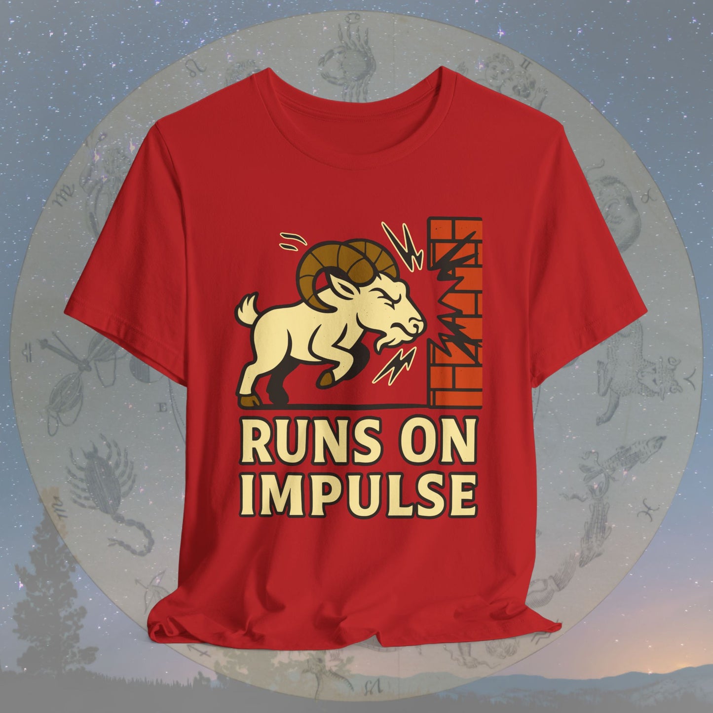 Funny Aries Impulse Driven T-Shirt
