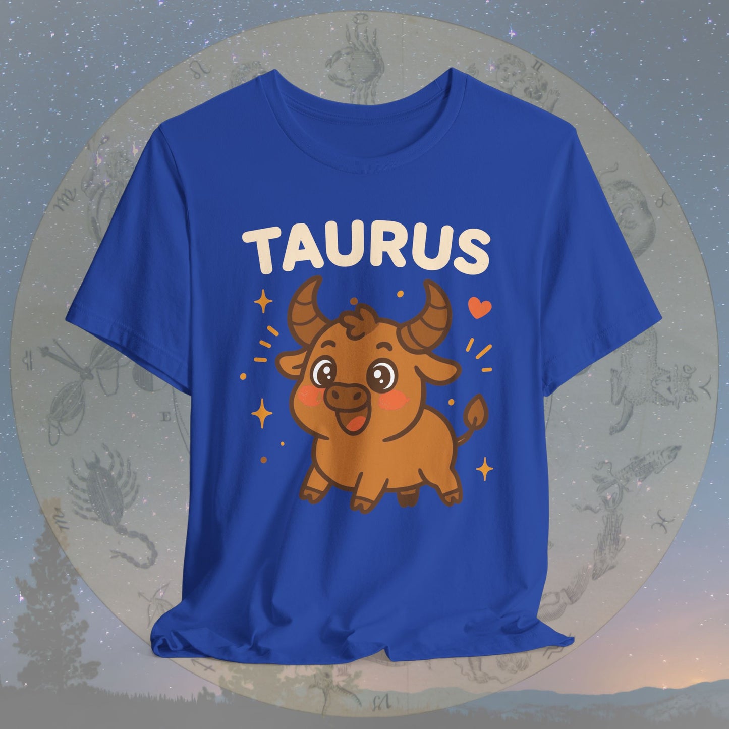 Kawaii Gentle Taurus Zodiac Sign T-Shirt