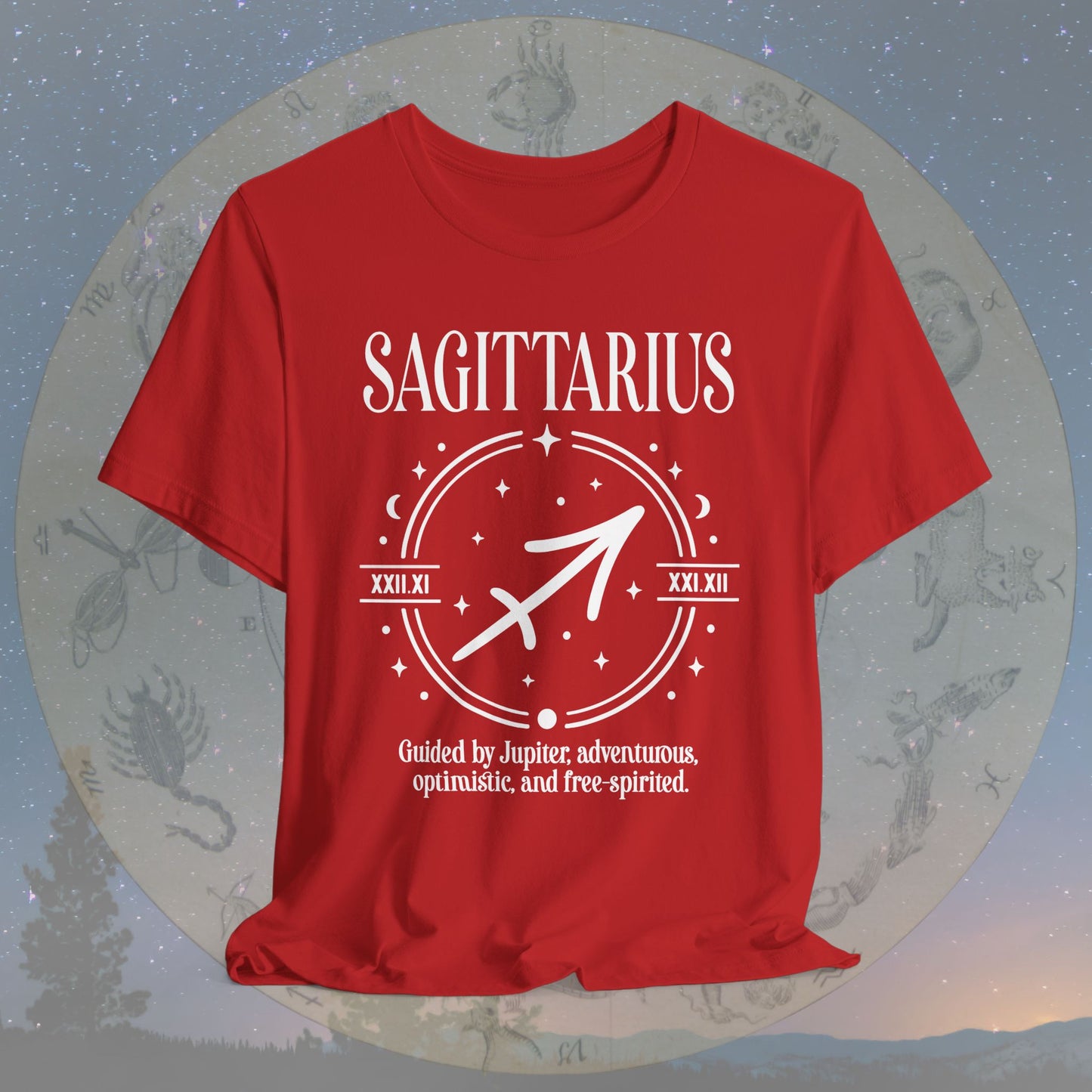 Classic Sagittarius Zodiac Sign T-Shirt