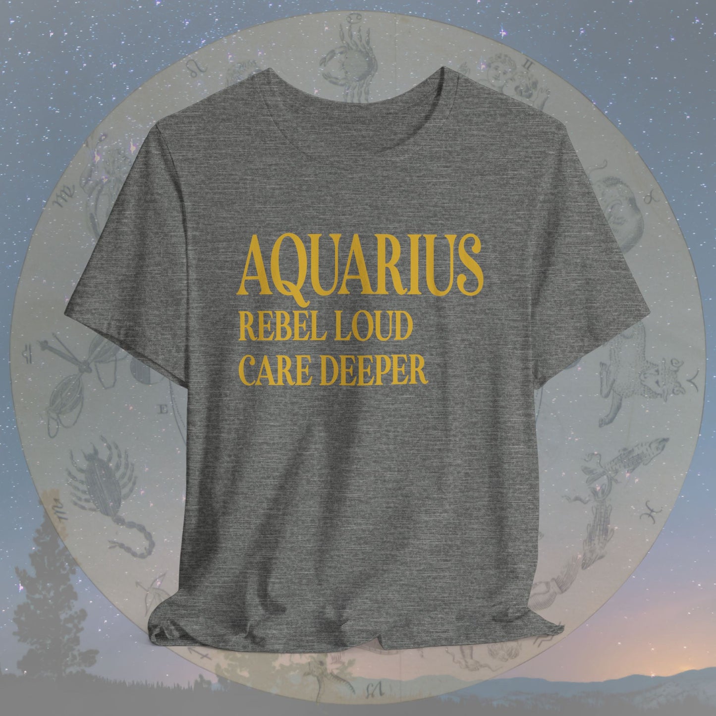 Aquarius Rebel Heart T-Shirt