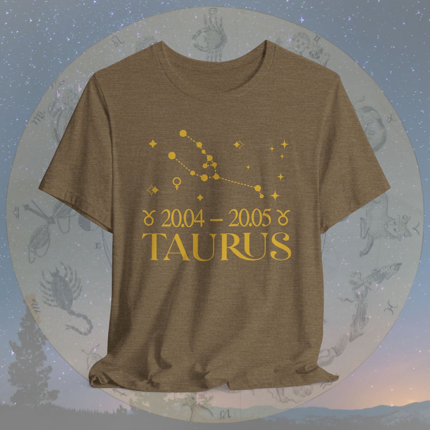 Taurus Star Constellation Zodiac T-Shirt
