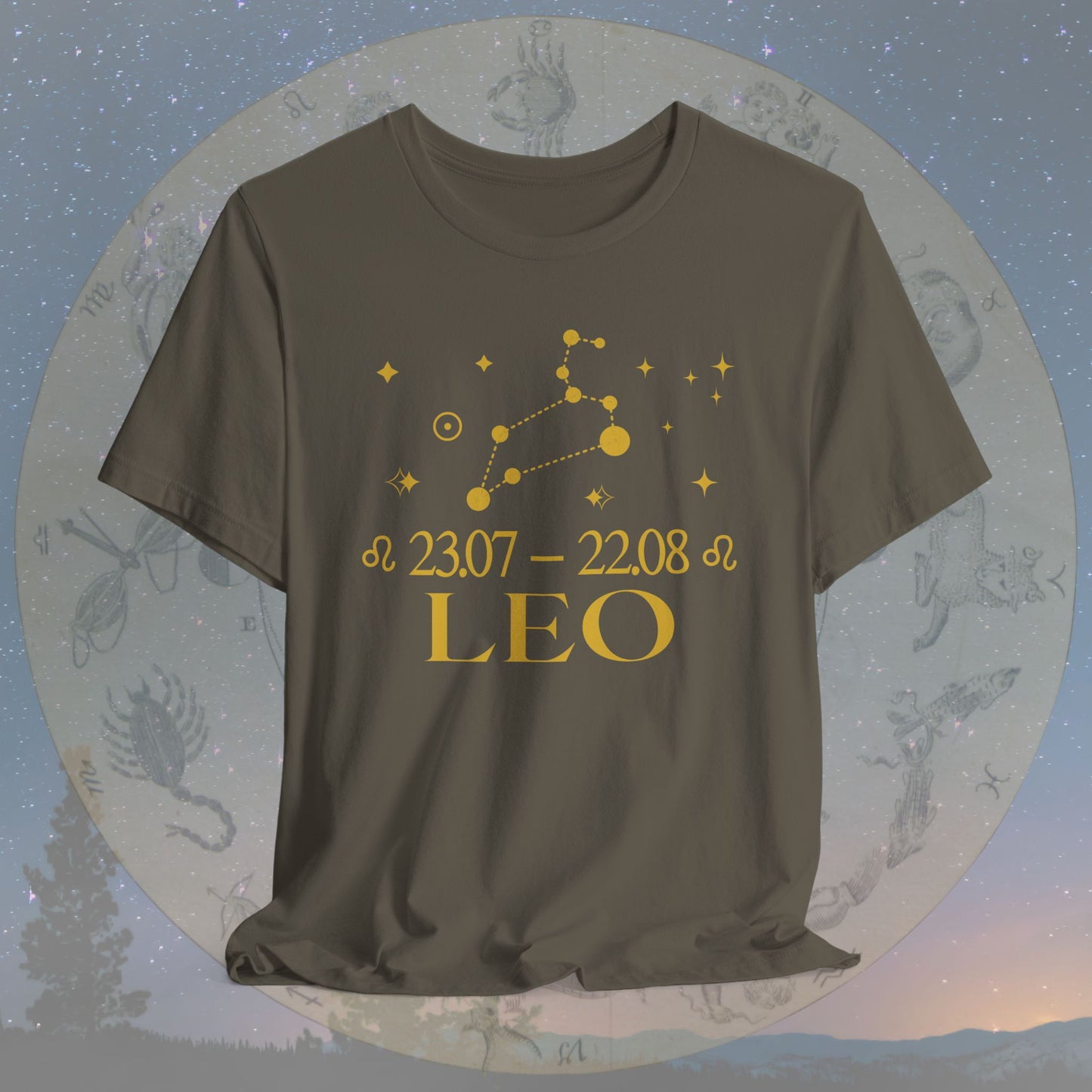 Leo Star Constellation Zodiac T-Shirt