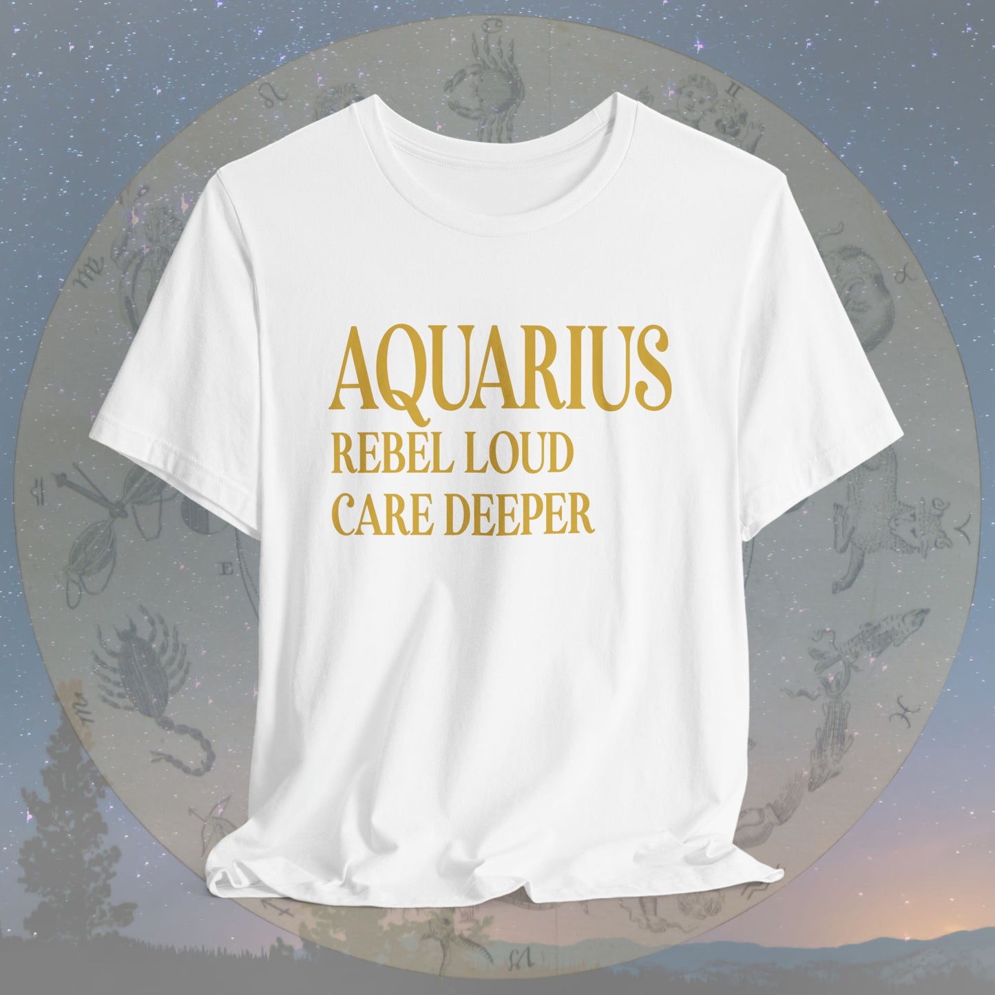 Aquarius Rebel Heart T-Shirt