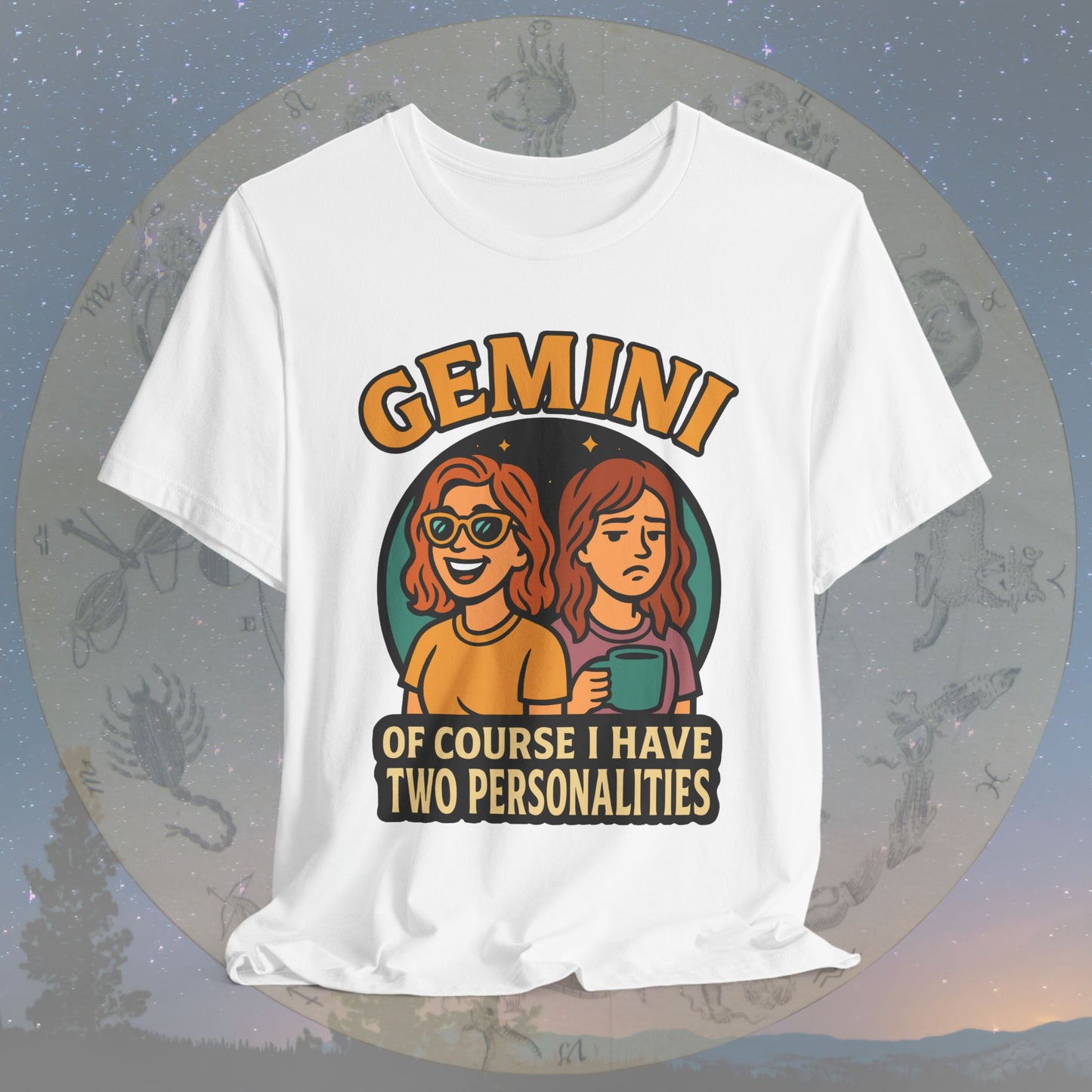 Playful Gemini Two Sides T-Shirt