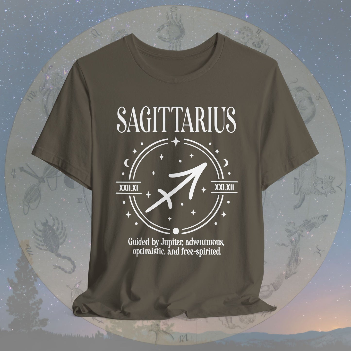 Classic Sagittarius Zodiac Sign T-Shirt