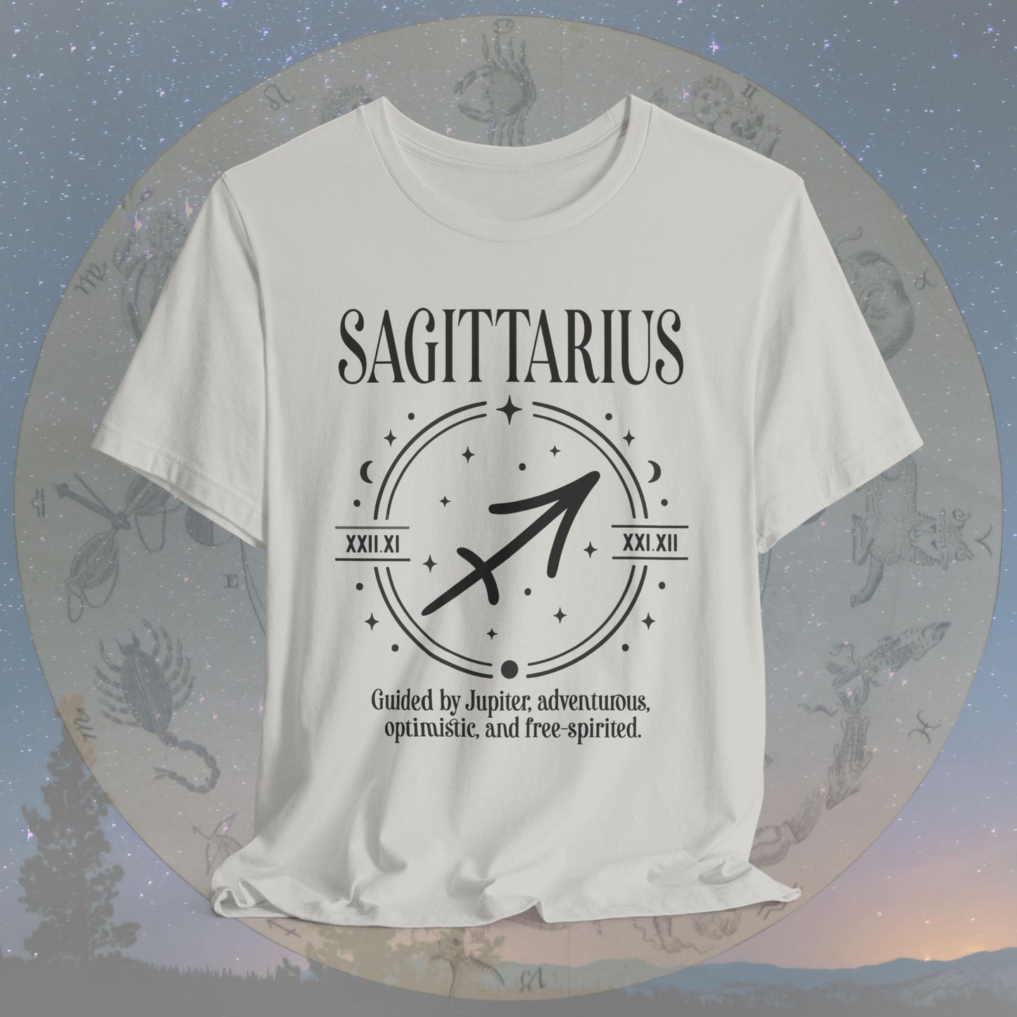 Classic Sagittarius Zodiac Sign T-Shirt