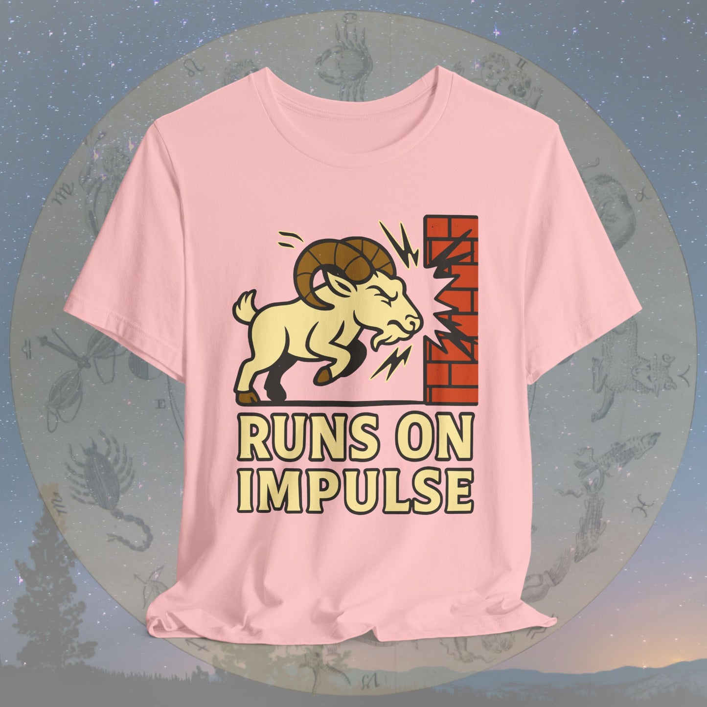 Funny Aries Impulse Driven T-Shirt