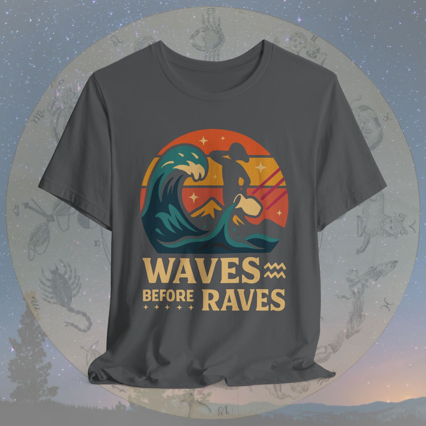 Aquarius Waves Before Raves T-Shirt
