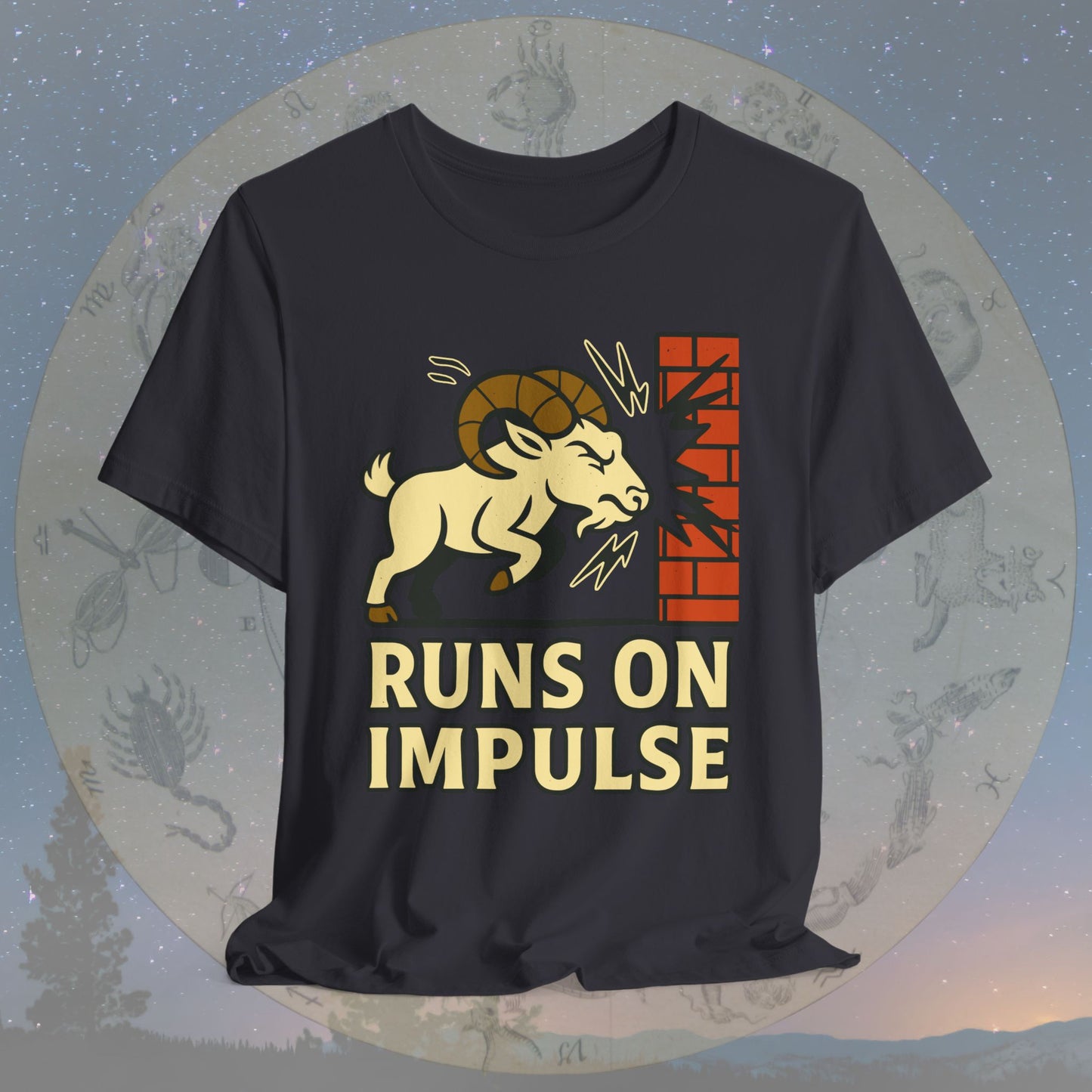 Funny Aries Impulse Driven T-Shirt