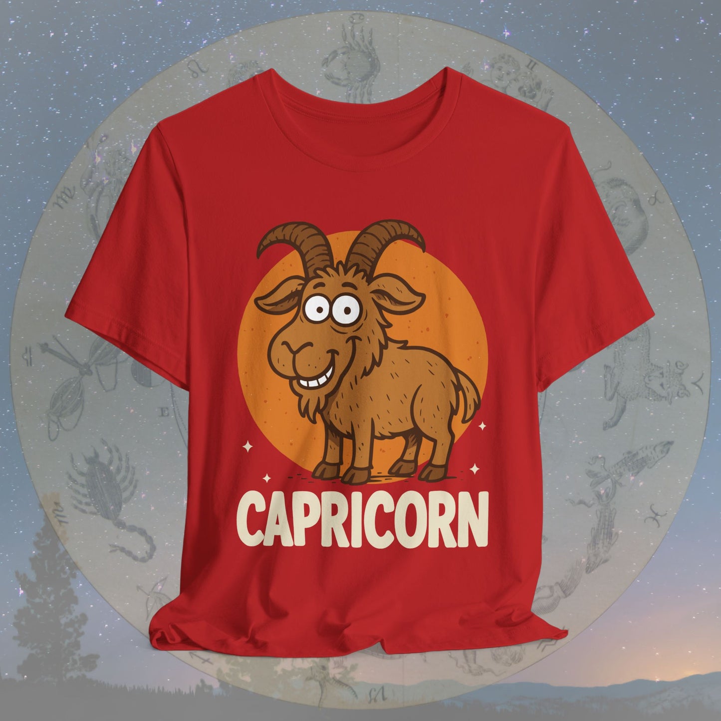Funny Kawaii Capricorn Zodiac Sign T-Shirt