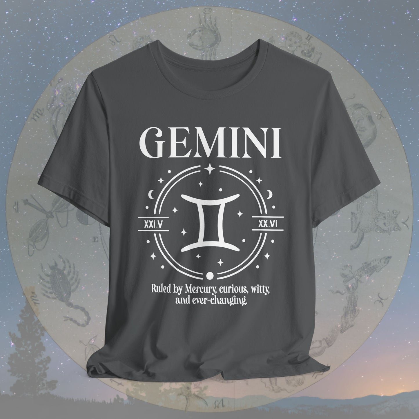Classic Gemini Zodiac Sign T-Shirt