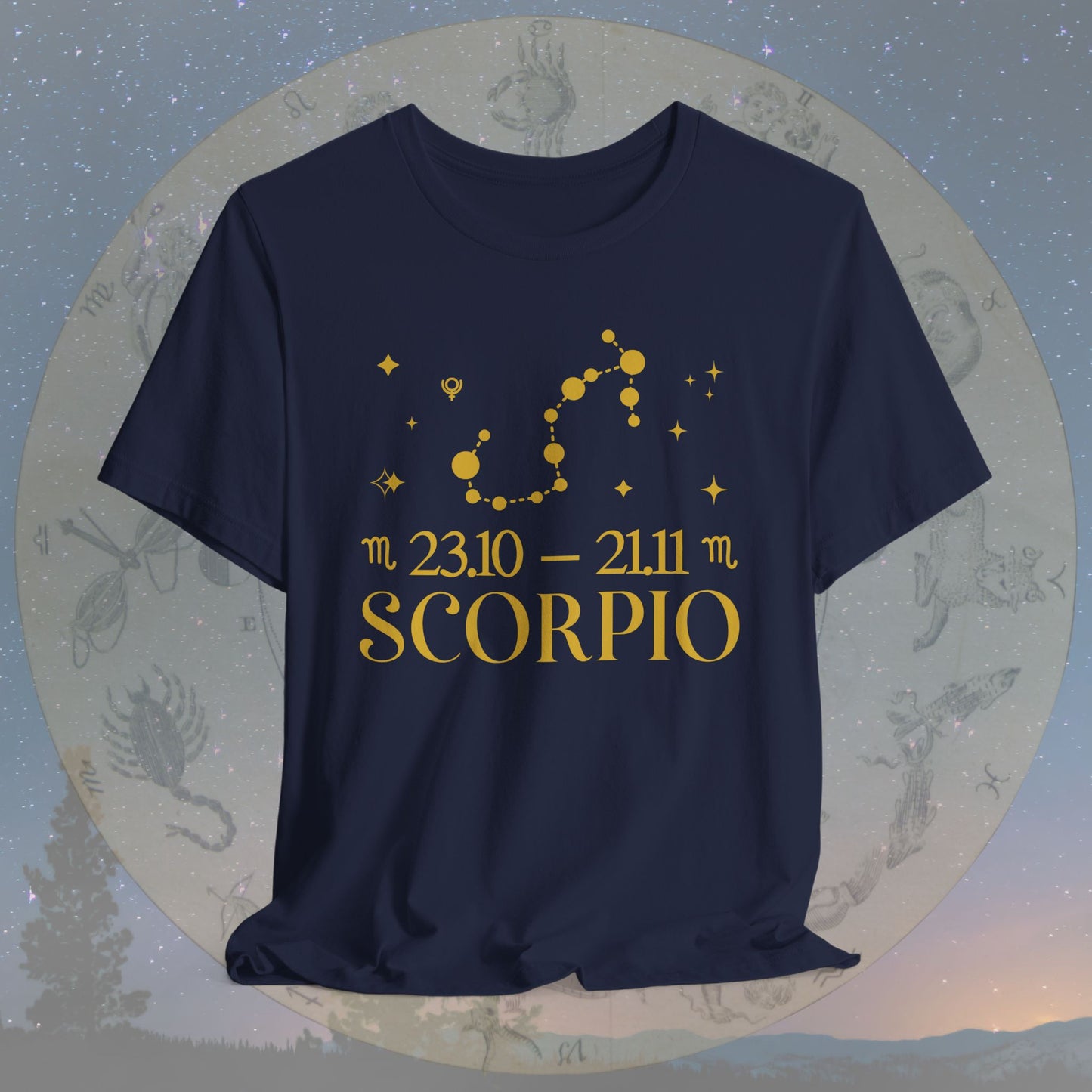 Scorpio Star Constellation Zodiac T-Shirt