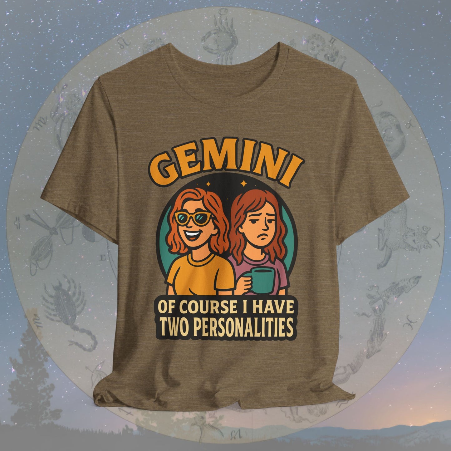 Playful Gemini Two Sides T-Shirt