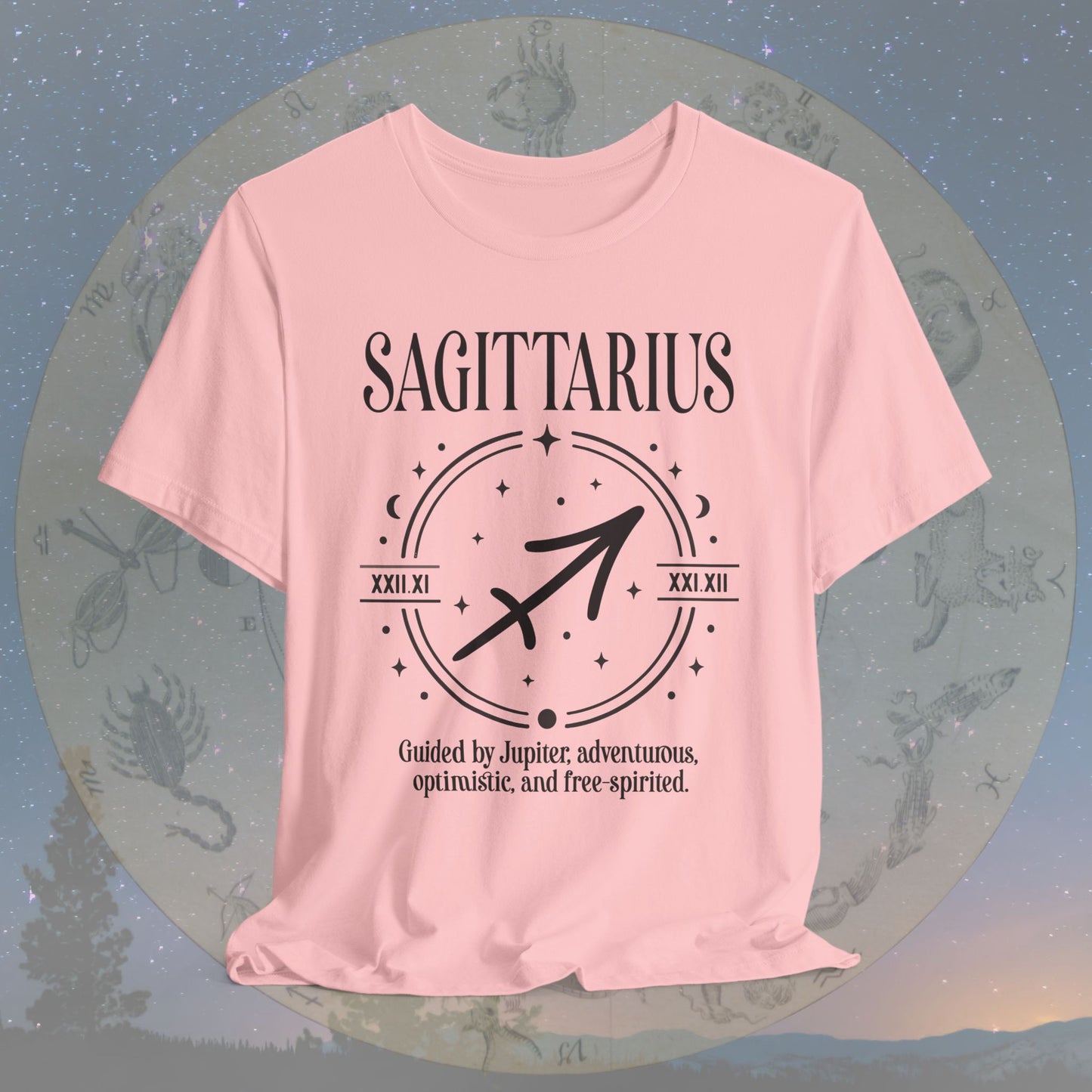 Classic Sagittarius Zodiac Sign T-Shirt