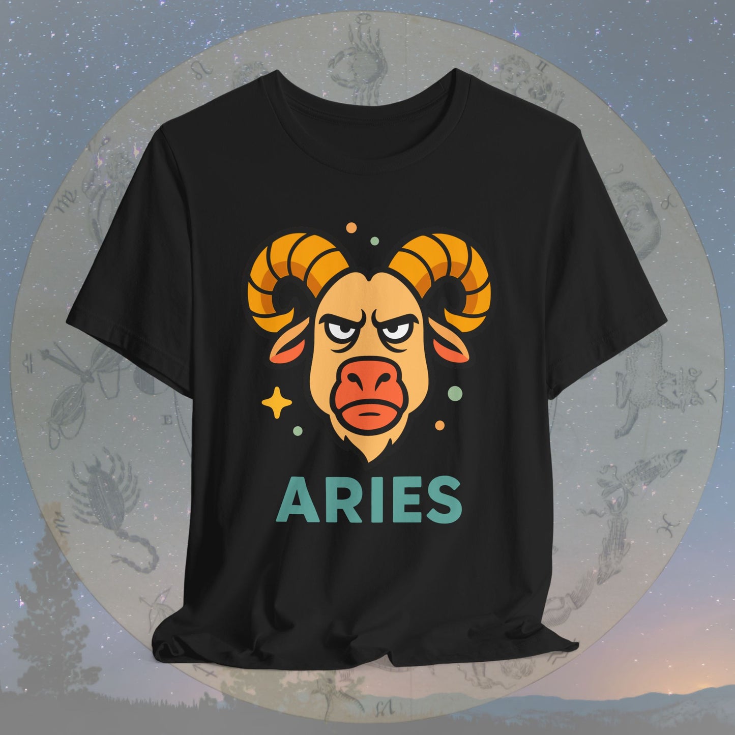 Determined Aries Zodiac Sign T-Shirt