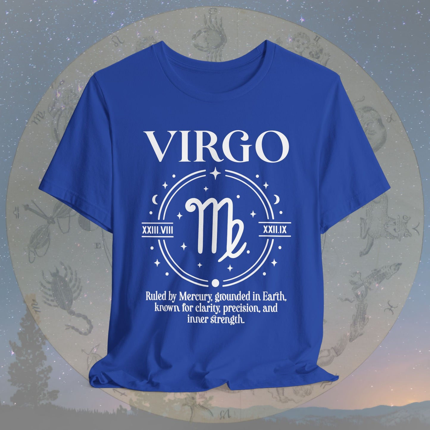 Classic Virgo Zodiac Sign T-Shirt