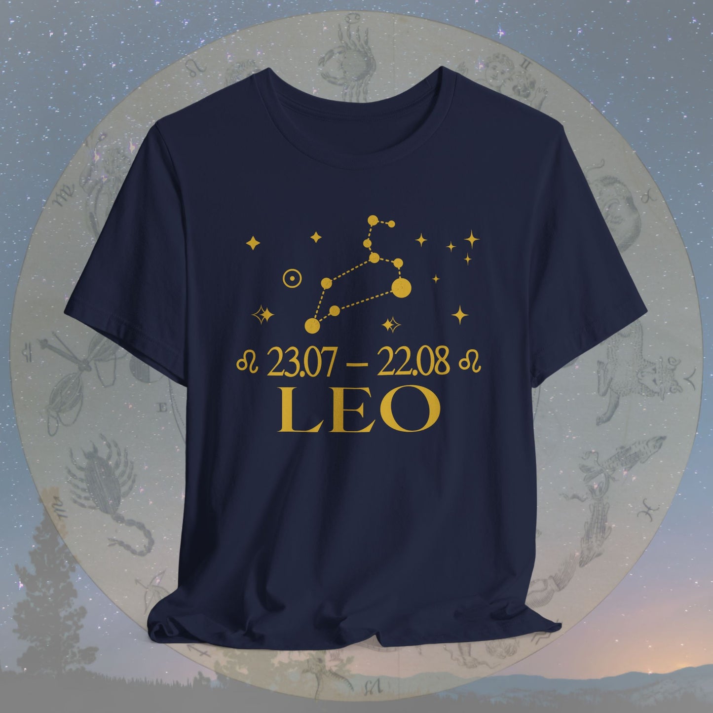 Leo Star Constellation Zodiac T-Shirt