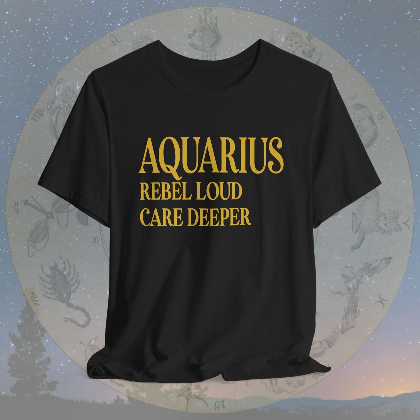 Aquarius Rebel Heart T-Shirt