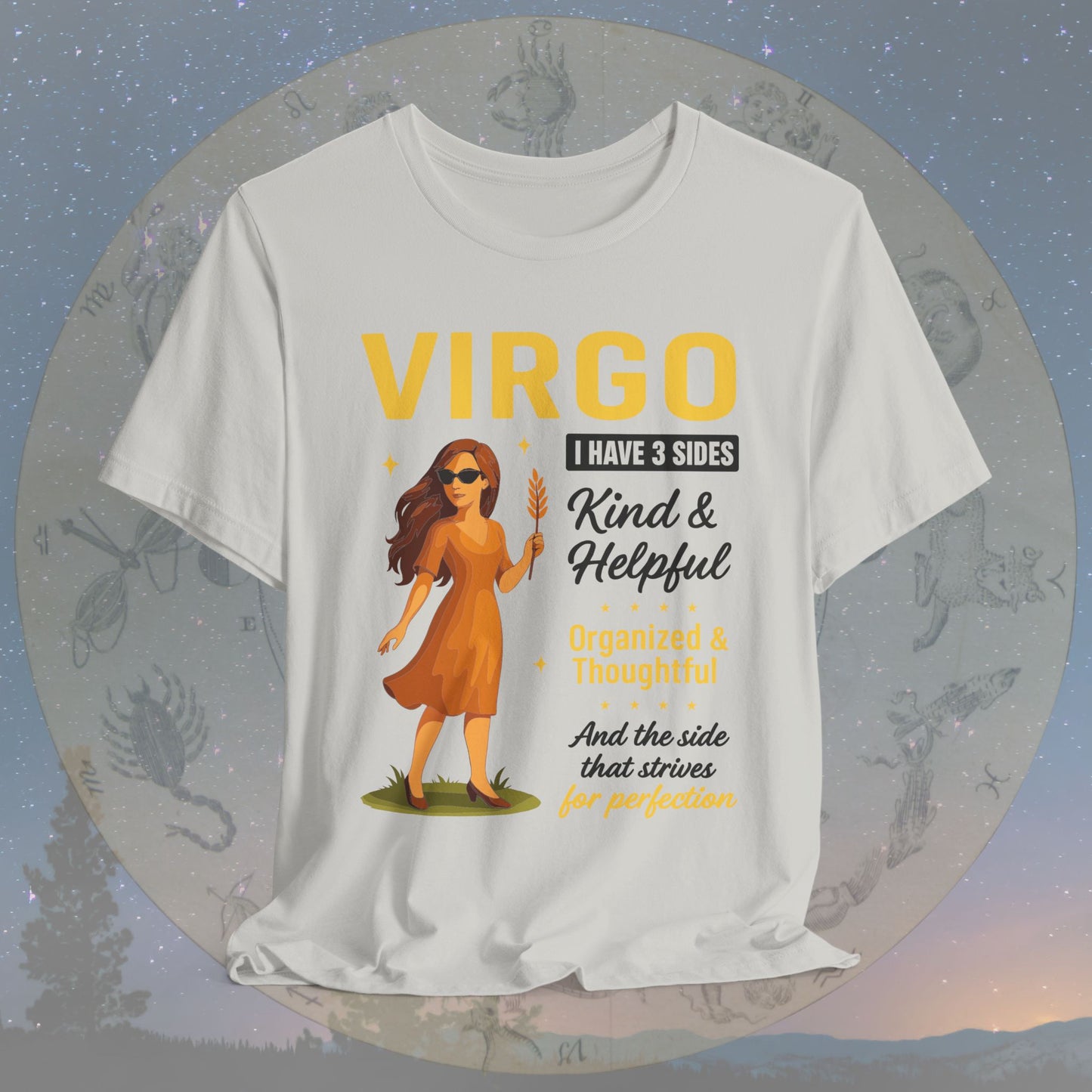 I Have 3 Sides – Perfection Seeker Virgo T-Shirt