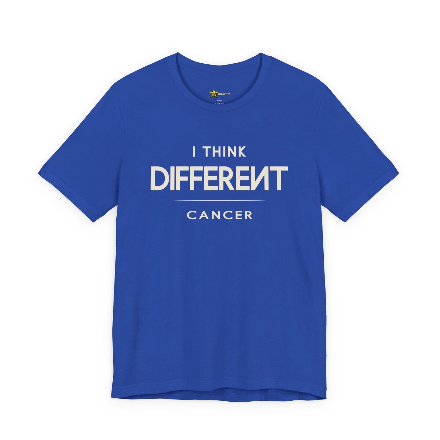 Cancer Minimal Attitude T-Shirt – I Think Different Mindset Tee