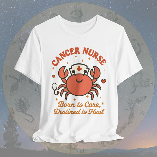 Born to Care Cancer Nurse T-Shirt