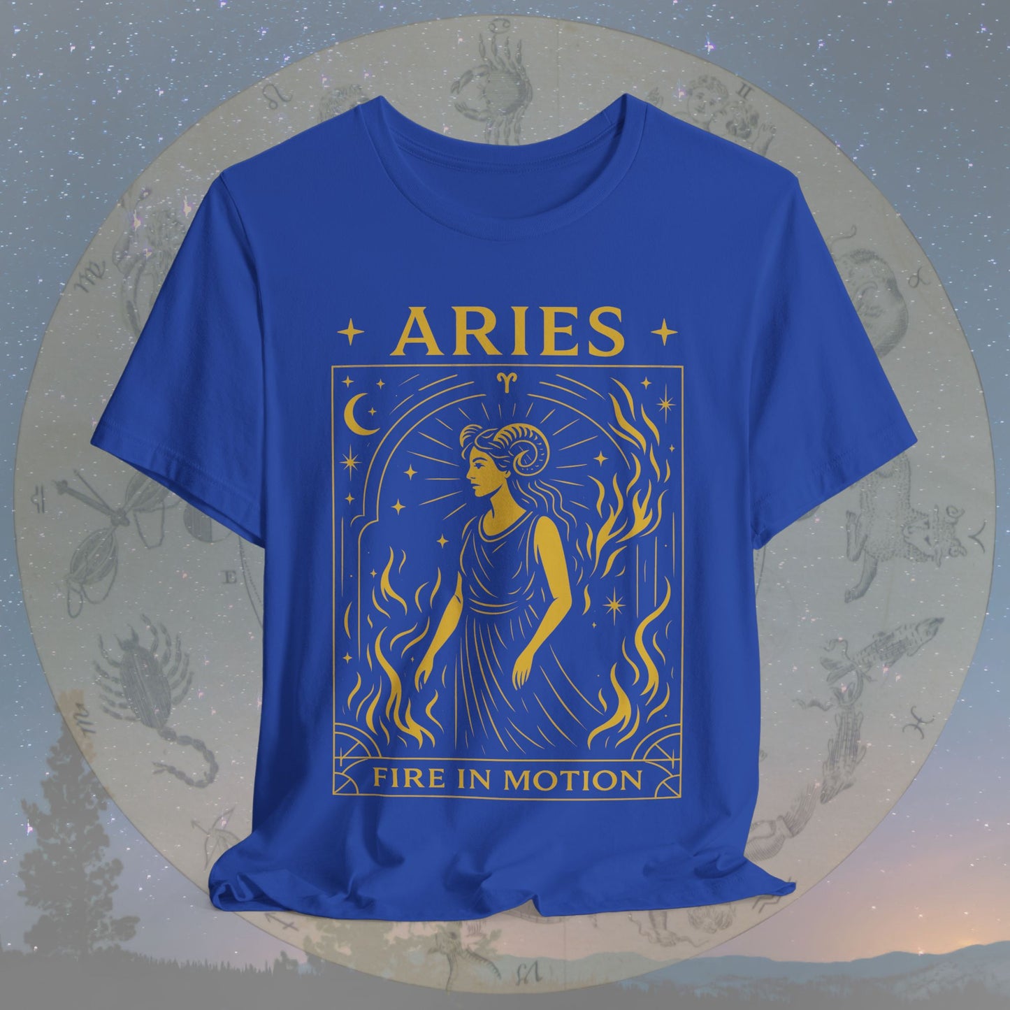 Bold Fire in Motion Aries T-Shirt
