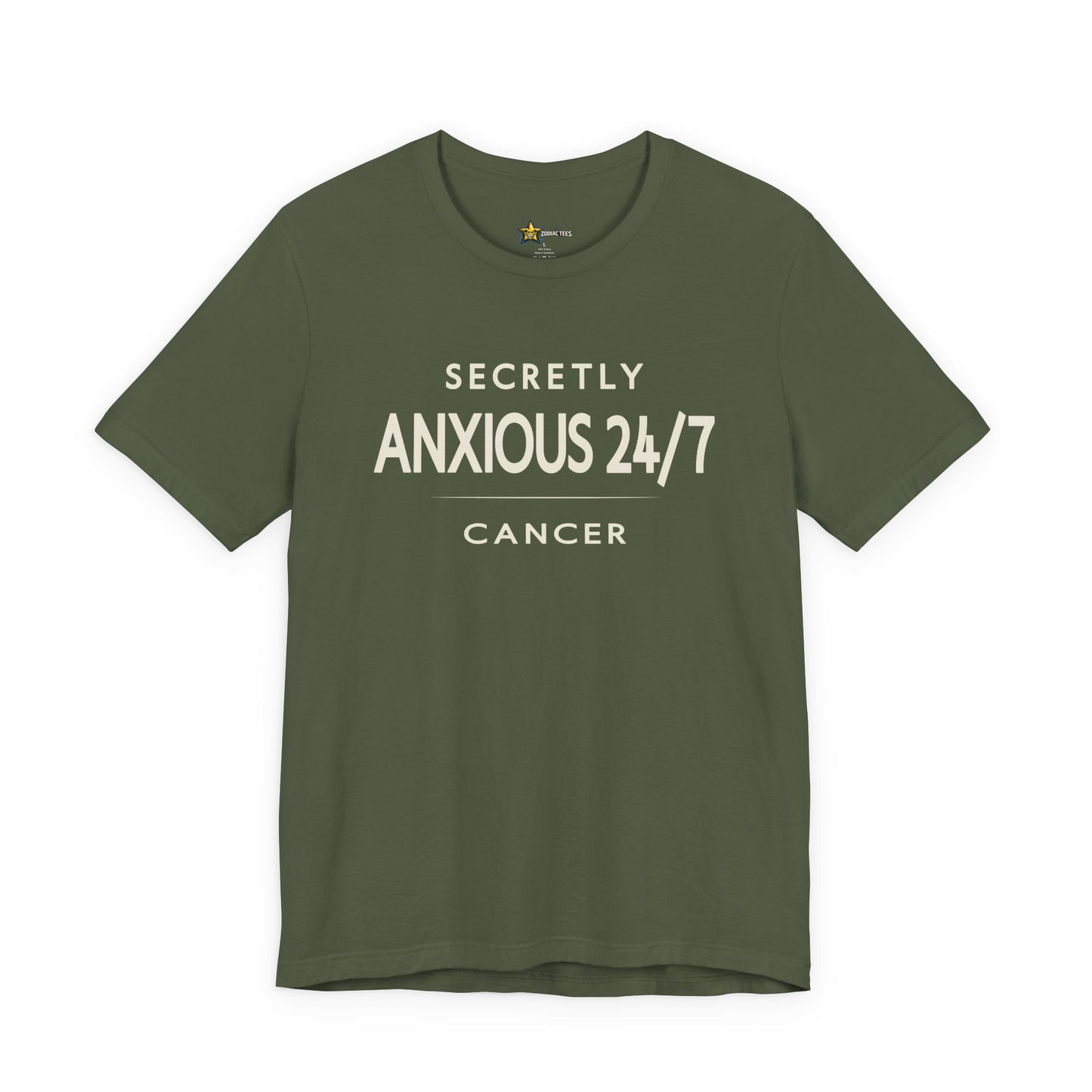 Cancer Clean Attitude T-Shirt – Secretly Anxious 24/7 Tee