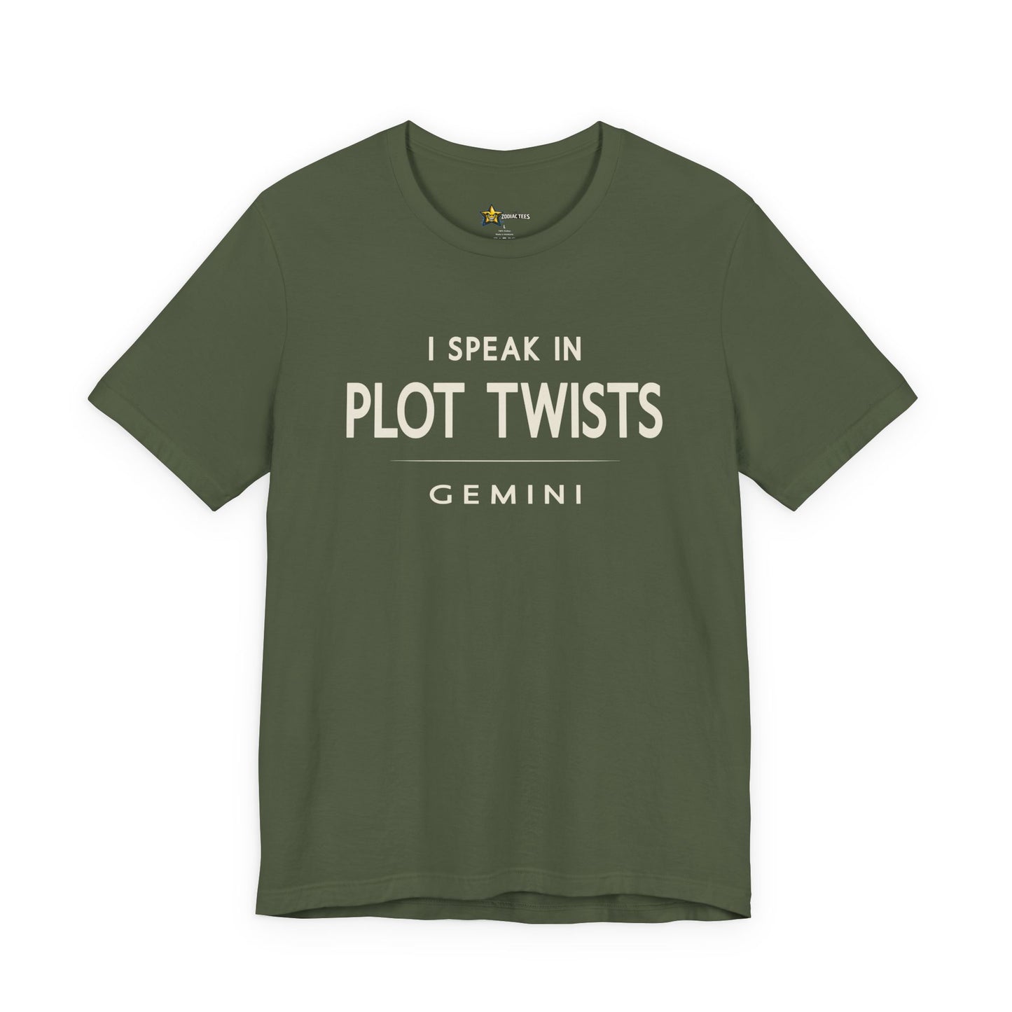 Gemini I Speak in Plot Twists  T-Shirt