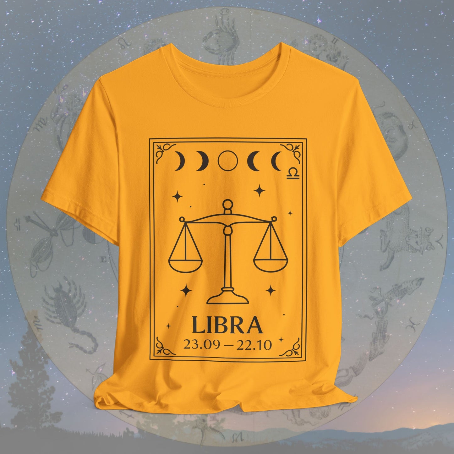 Minimalist Libra Zodiac T-Shirt