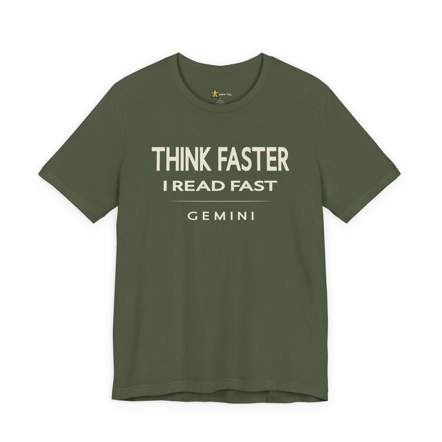 Gemini Think Faster I Read Fast T-Shirt