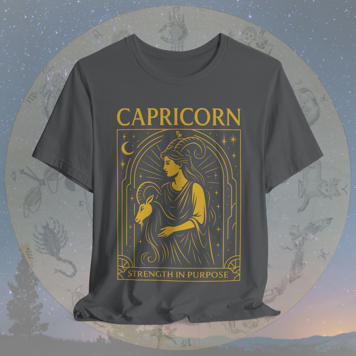 Resilient Strength in Purpose Capricorn T-Shirt