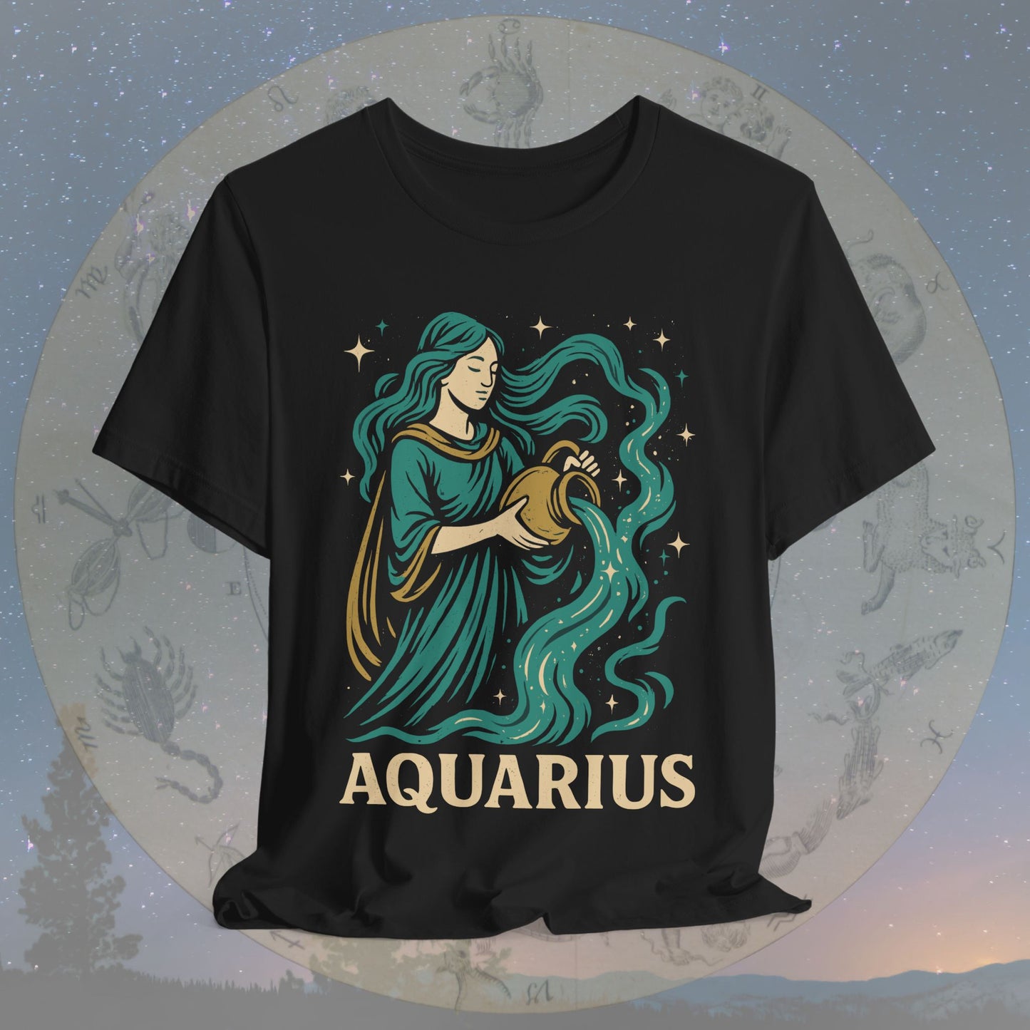 Calm Visionary Aquarius T-Shirt