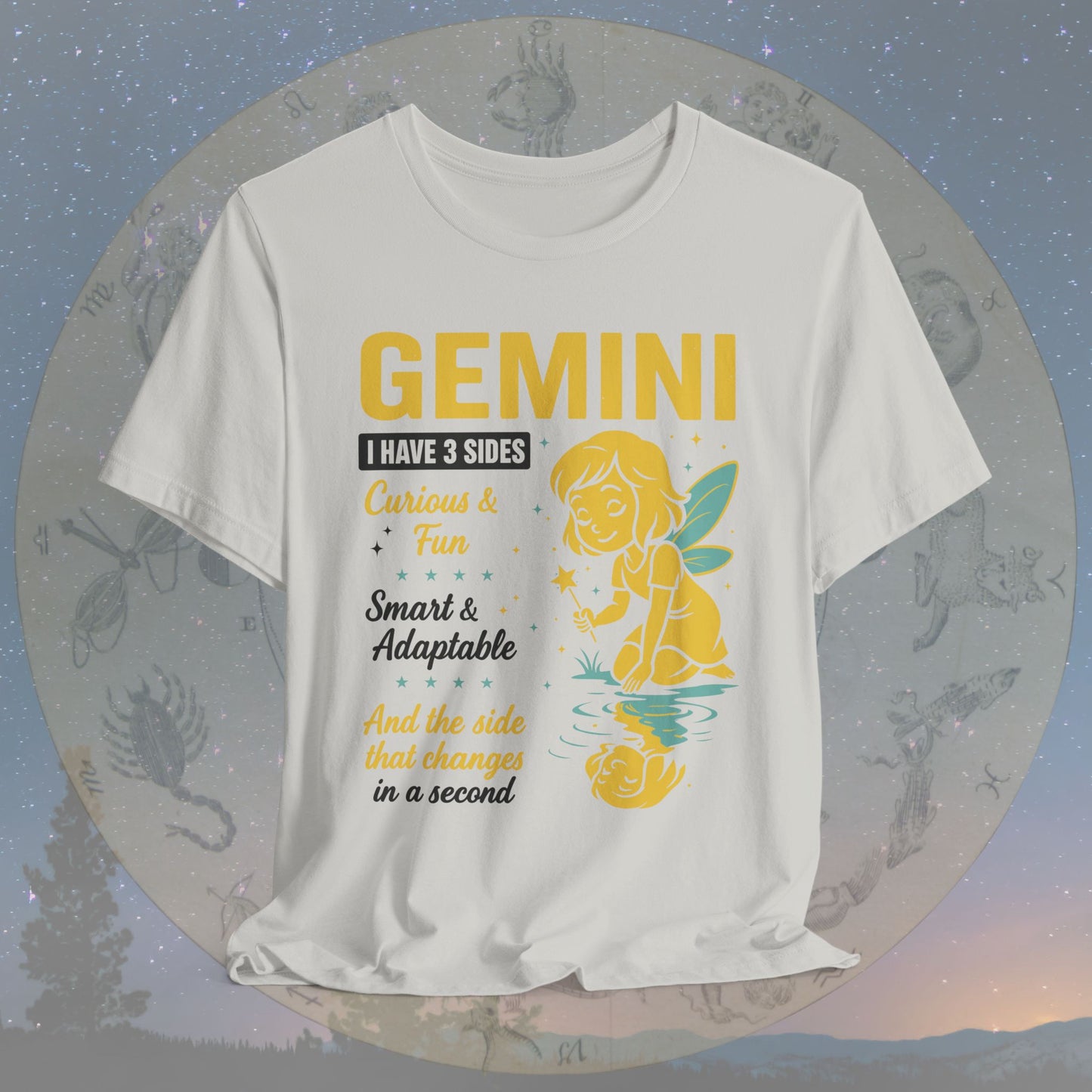 I Have 3 Sides – Playful Spirit Gemini T-Shirt
