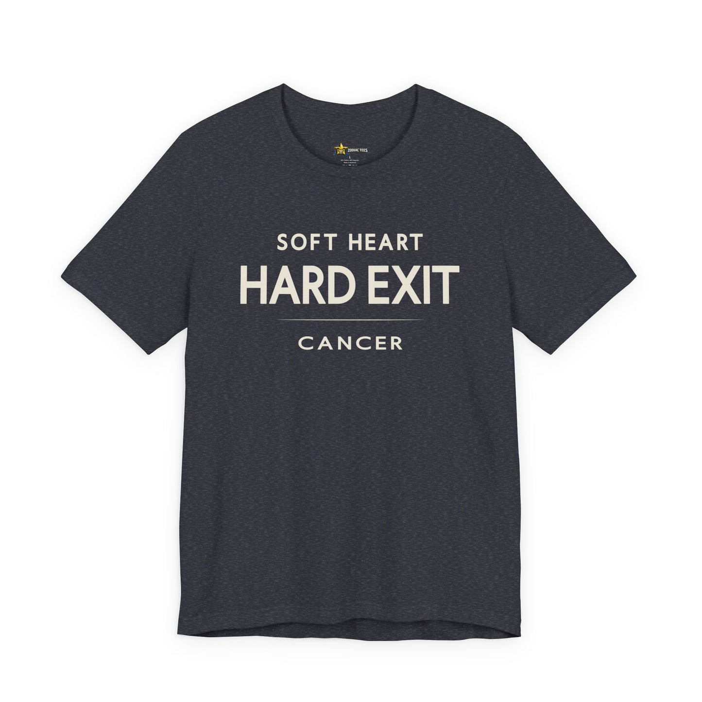 Cancer Soft Heart Hard Exit T-Shirt