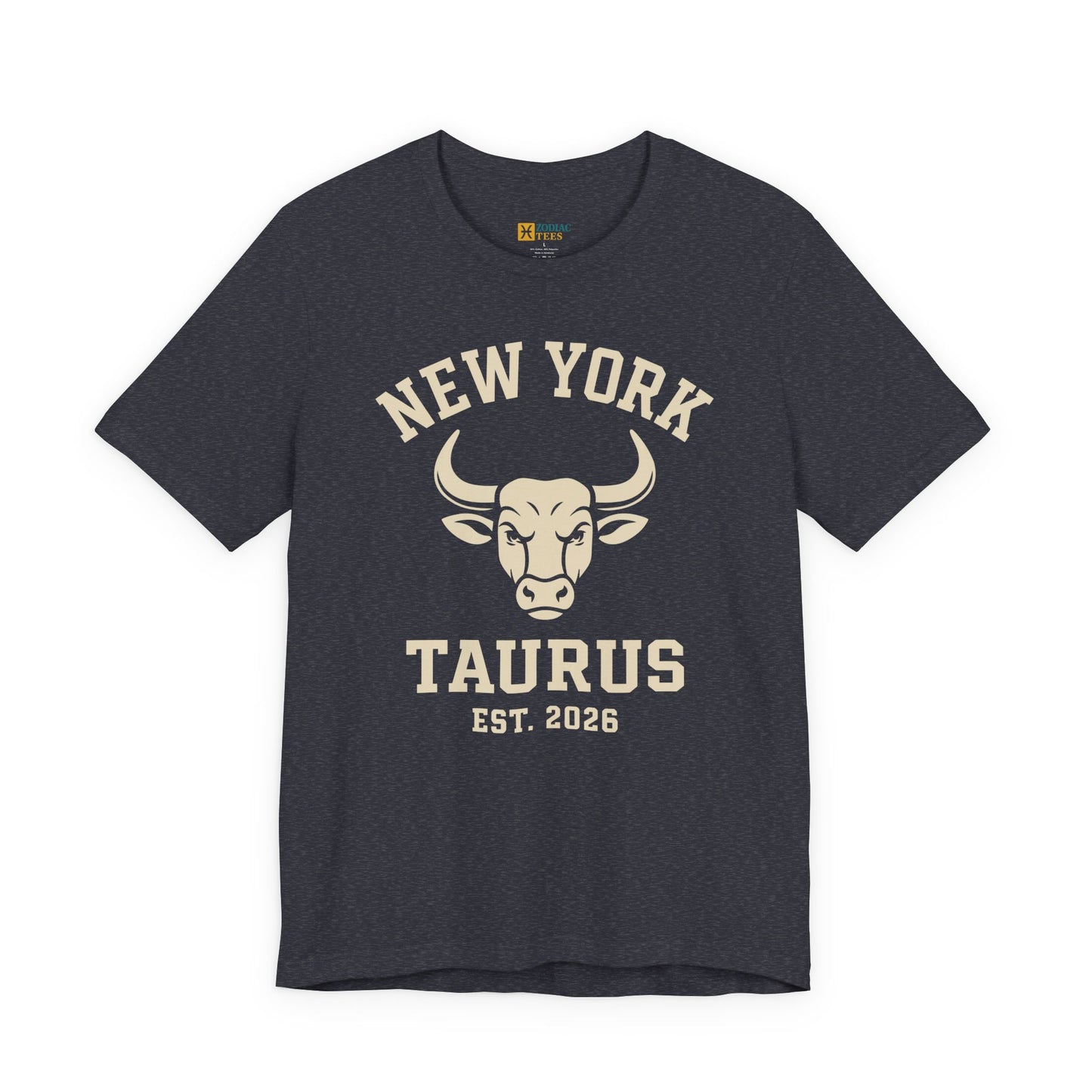 Taurus Varsity T-Shirt – New York Zodiac Bull Tee