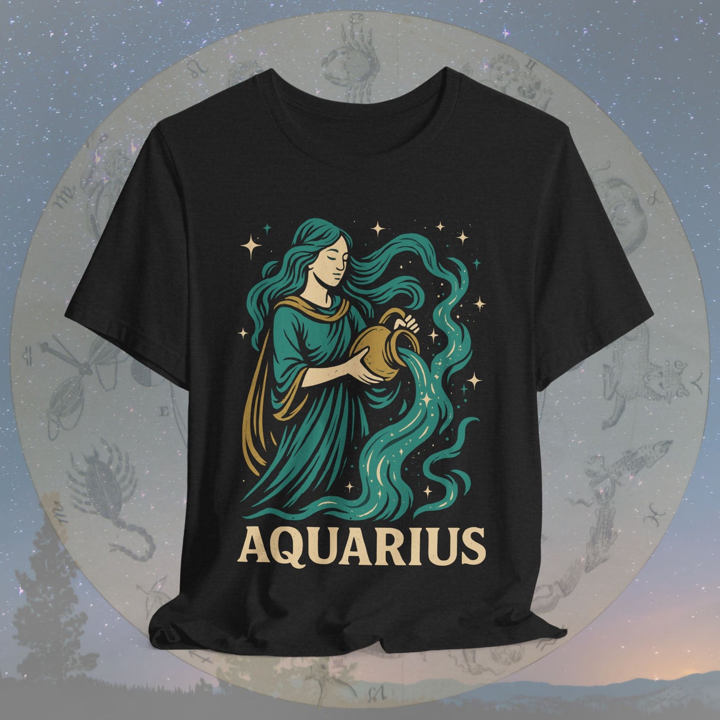 Calm Visionary Aquarius T-Shirt