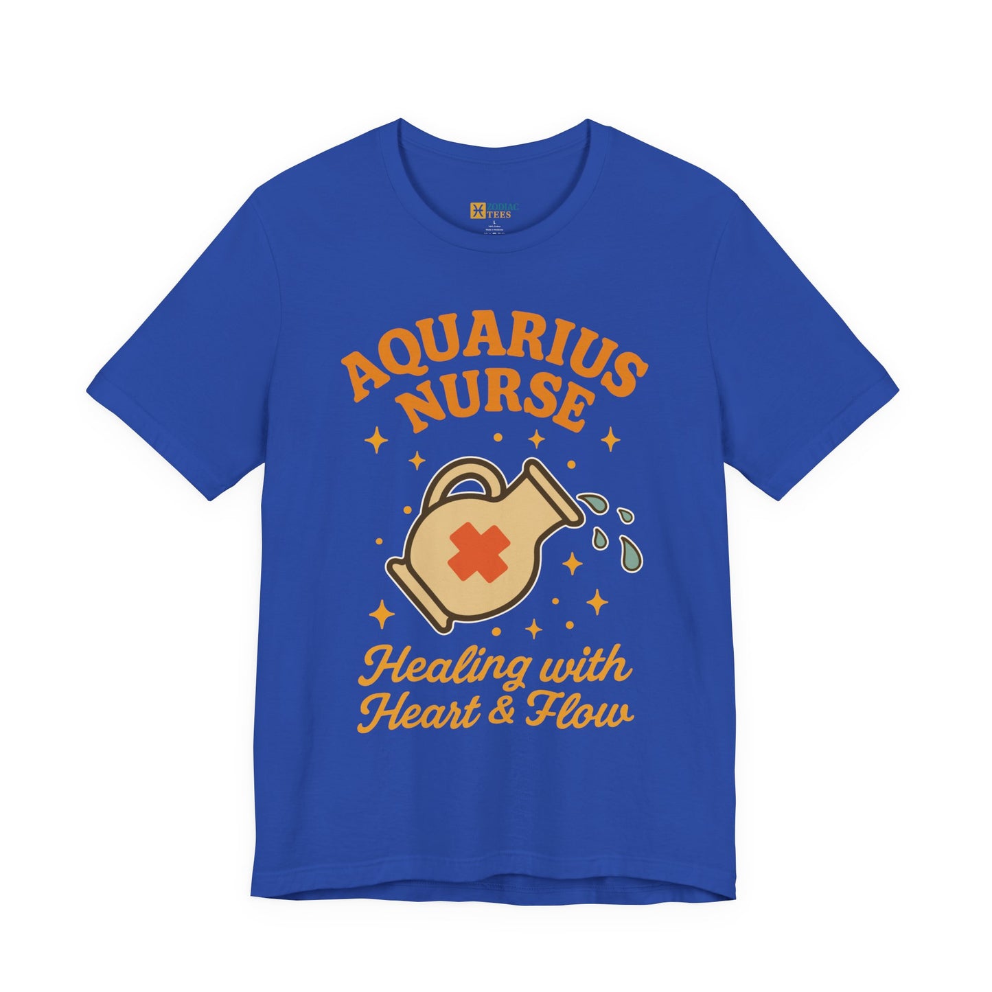 Aquarius Nurse Healing T-Shirt – Compassionate Zodiac Energy Tee