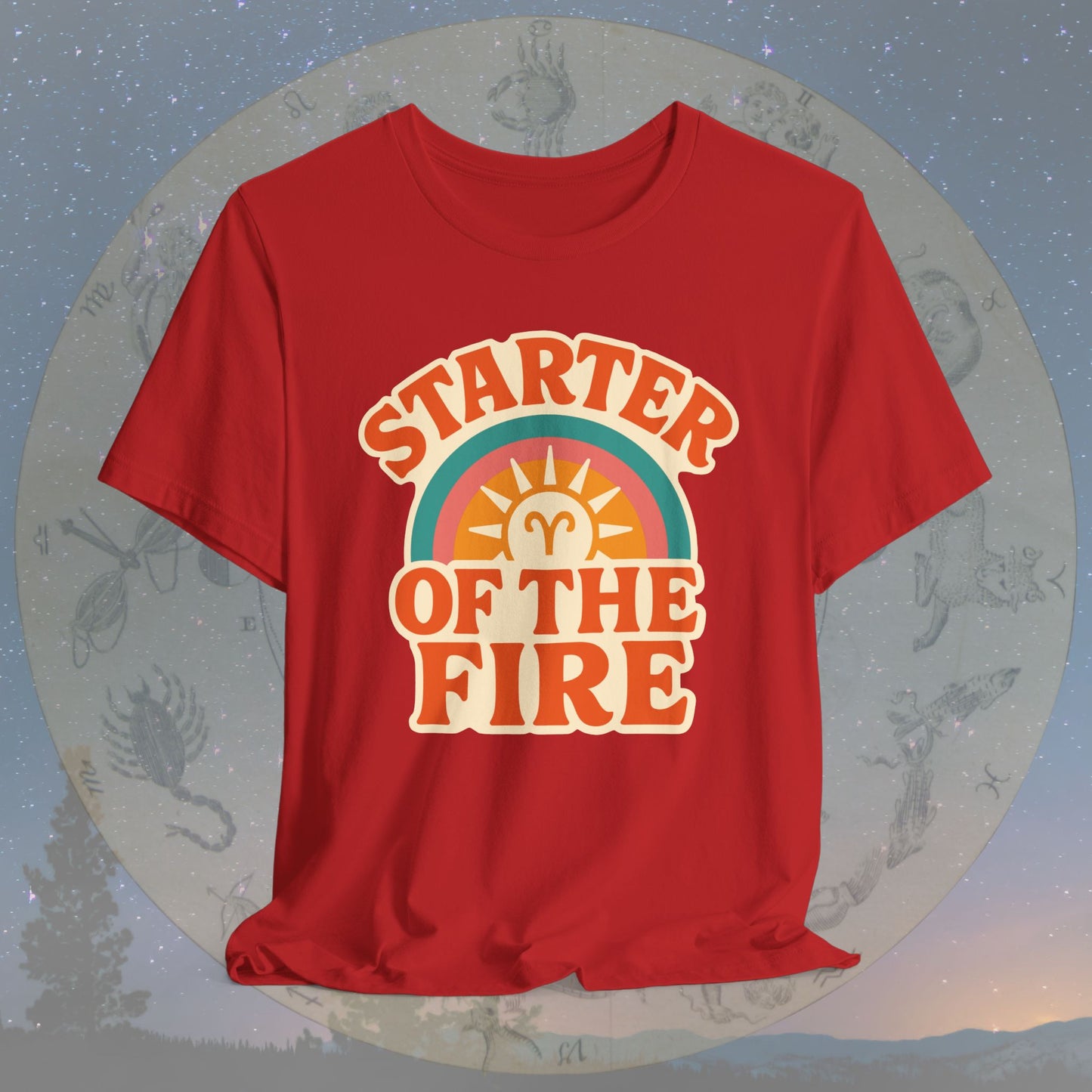 Starter of the Fire – Zodiac Couple Aries T-Shirt