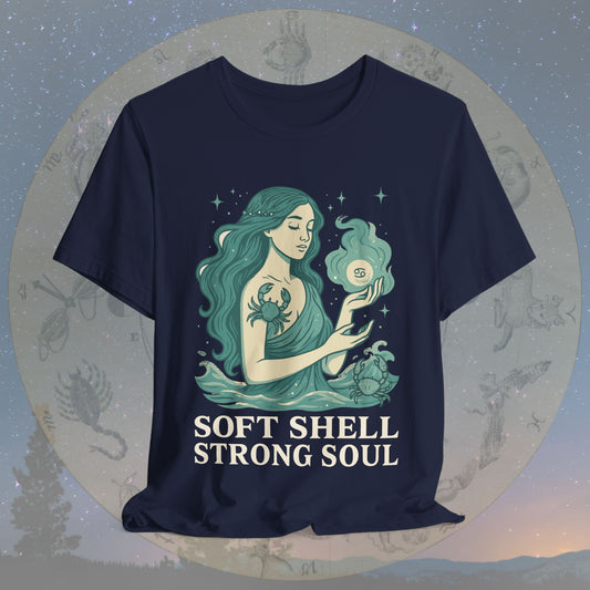 Soft Shell Strong Soul Cancer T-Shirt