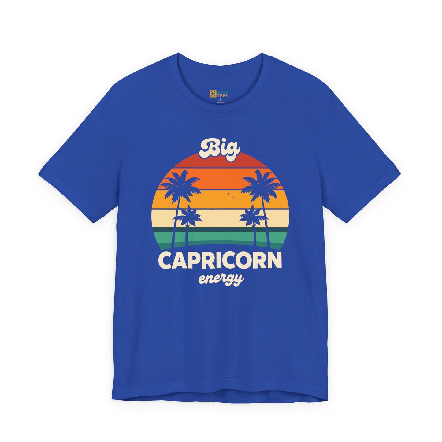 Big Capricorn Energy T-Shirt – Retro Zodiac Vibes Tee